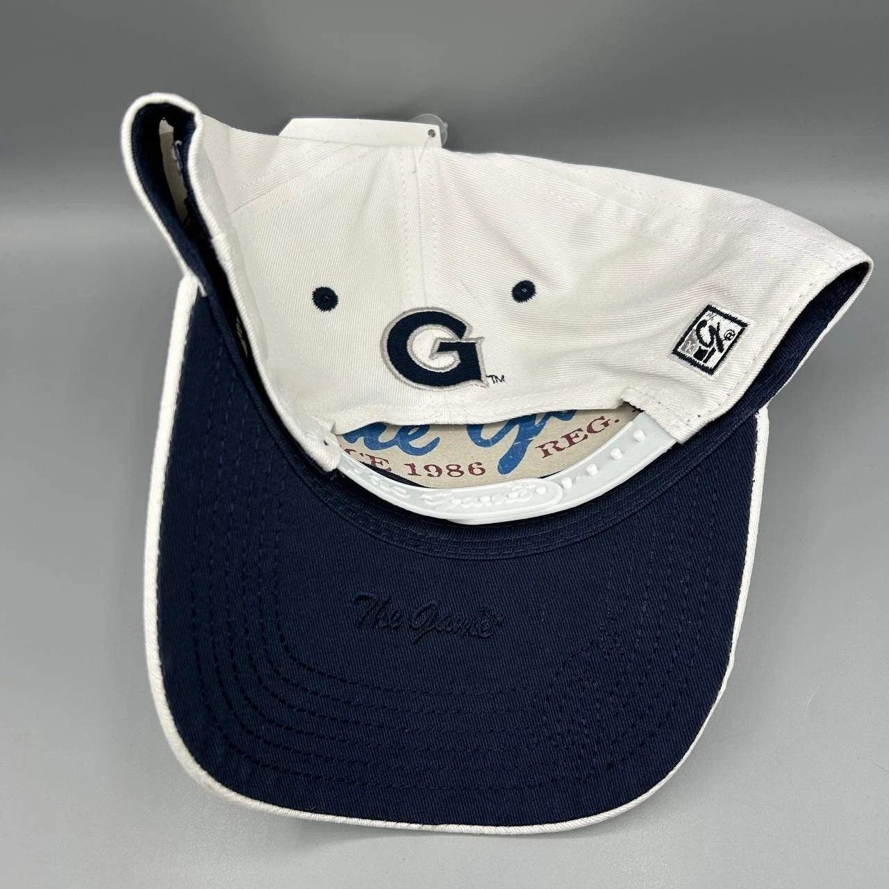 The Game Vintage Hoyas Georgetown University Hat Men NCAA Snap Back Size ONE SIZE - 7 Thumbnail