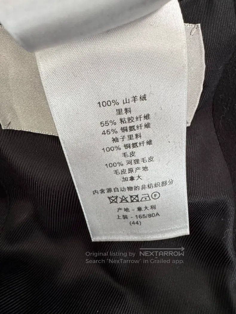 Dior Dior Goat绒 Double Breasted Coat Jacket Size US S / EU 44-46 / 1 - 9 Thumbnail