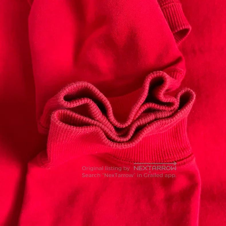 Louis Vuitton Louis Vuitton Supreme Signature Red Sweatshirt Size US L / EU 52-54 / 3 - 5 Thumbnail