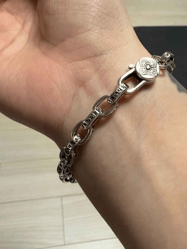 Jewelry S925 Six-Character Mantra Bracelet Size ONE SIZE - 3 Thumbnail