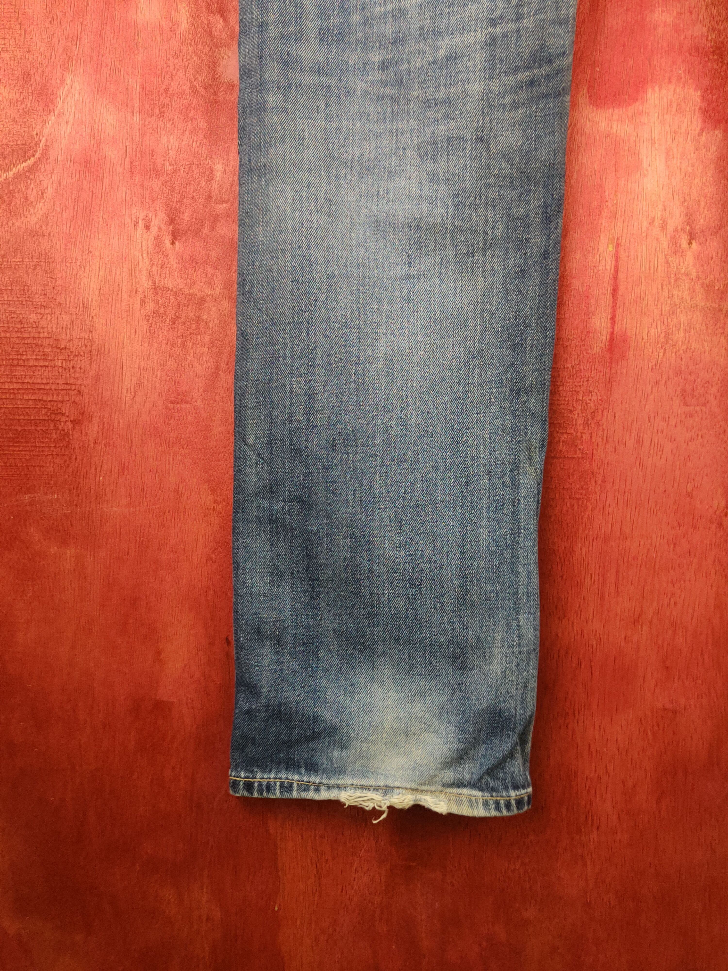 Japanese Brand Uniqlo vintage Dark Blue Faded jeans Denim #S1547 Size US 34 / EU 50 - 10 Thumbnail
