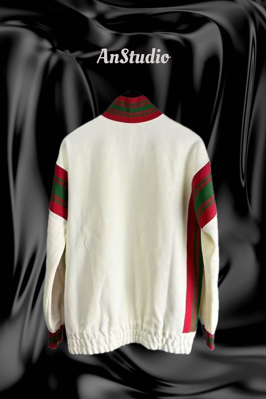 Gucci Gucci Knit Zip-up Jacket in Ivory Size L / US 10 / IT 46 - 2 Thumbnail