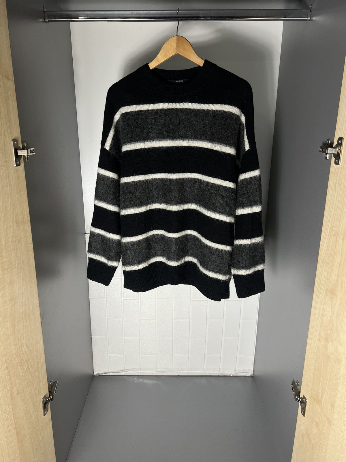Allsaints ALLSAINTS DESIGNER SWEATER WOOL KNIT JAPANESE BRAND LUXURY Size US M / EU 48-50 / 2 - 6 Thumbnail