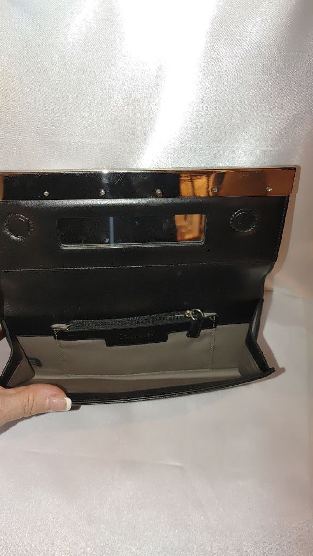 Calvin Klein Calvin Klein Leather Clutch Size ONE SIZE - 5 Thumbnail