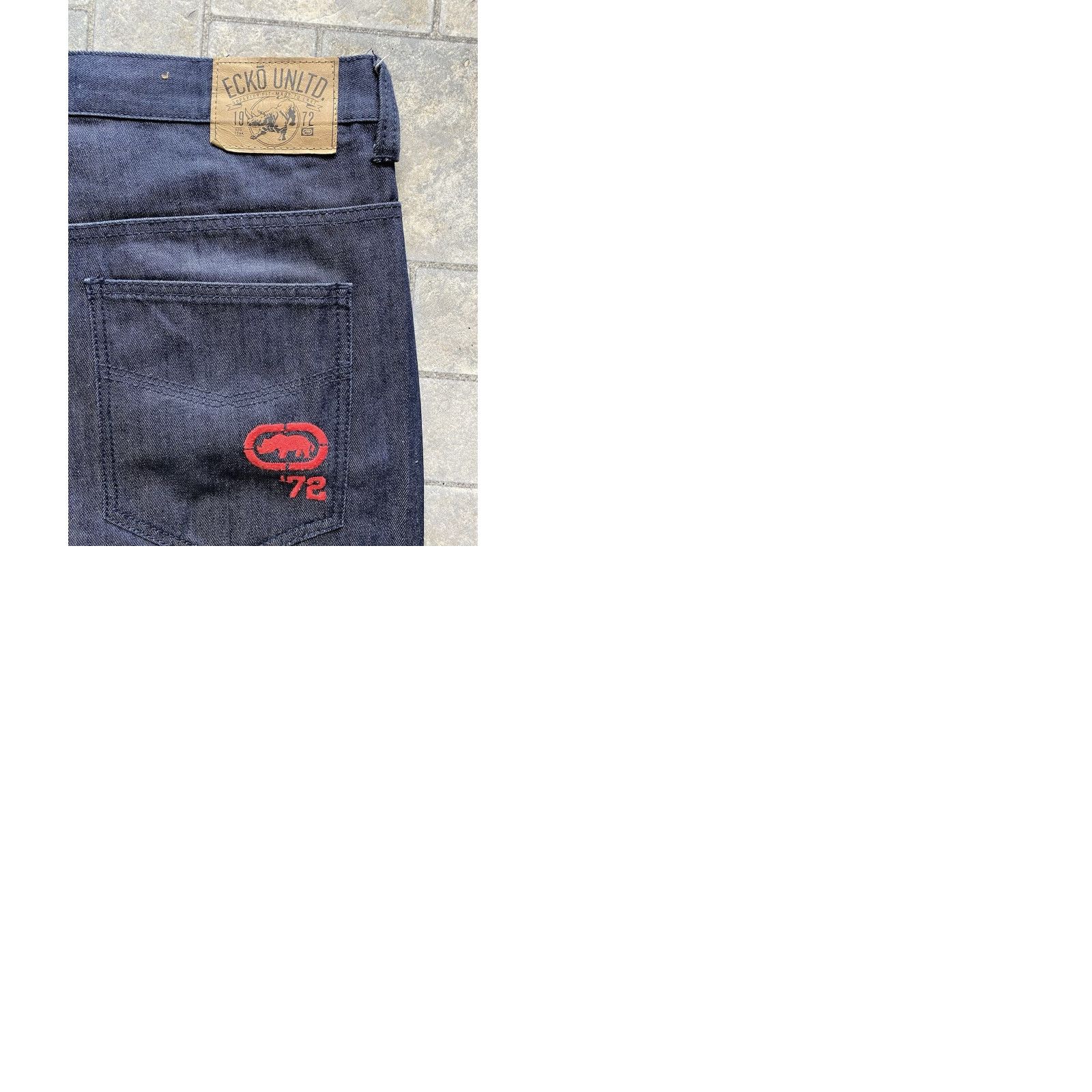 Ecko Unltd. VINTAGE Ecko Unltd. Jeans Pants Dark Blue Relaxed Fit 44B 1972 5-Pocket Denim VTG Mens Size US 44 / EU 60 - 10 Thumbnail