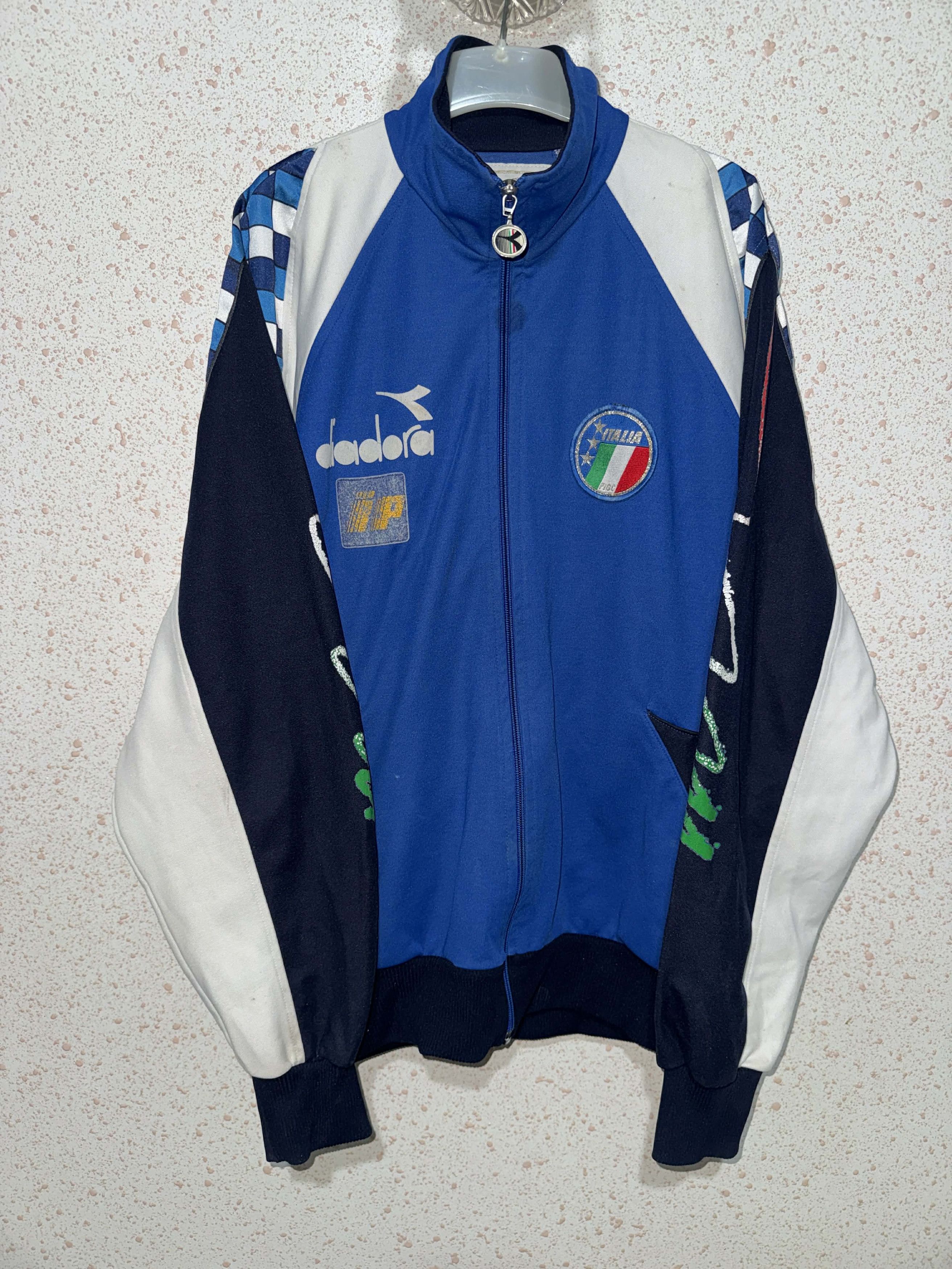 Diadora Italy 1990/91 Vintage Diadora Jacket Player Issue Size US L / EU 52-54 / 3 - 1 Thumbnail