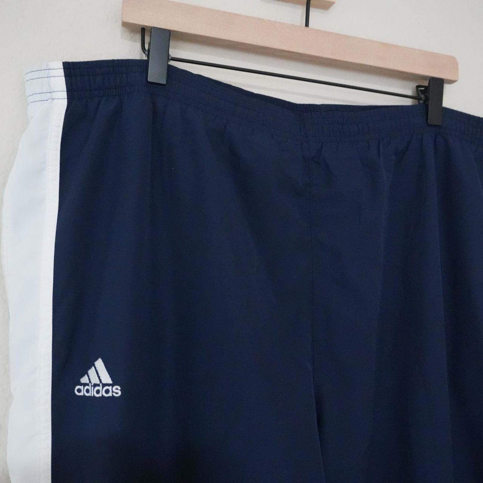 Adidas Adidas Pants Men's XL Navy VTG Track Pocket Zip Ankle Size US 36 / EU 52 - 2 Thumbnail