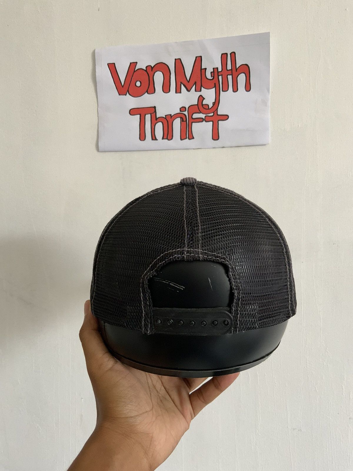 Japanese Brand Vintage Stick to Clothing Orange Corduroy Trucker Hat Size ONE SIZE - 4 Thumbnail
