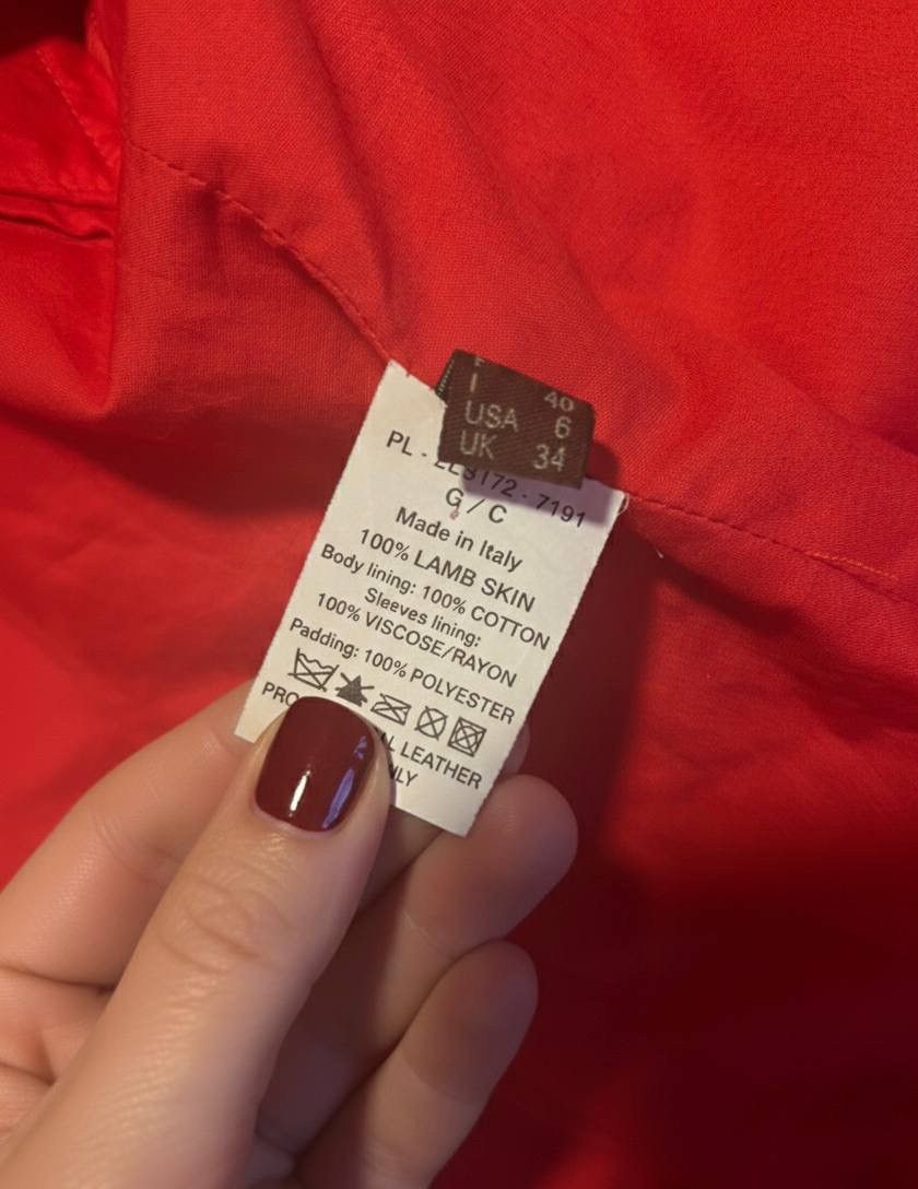 Bally Bally Y2K aesthetic Lambskin Leather Cropped Bomber Size XS / US 0-2 / IT 36-38 - 6 Thumbnail