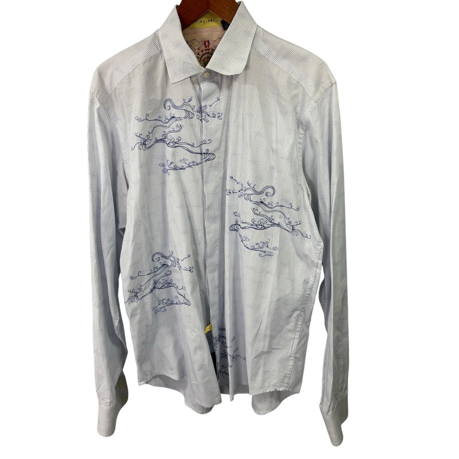 Robert Graham Robert Graham Men’s Shirt sz XL-Tall Cotton Silk NWOT #G654 Size US XL / EU 56 / 4 - 4 Thumbnail