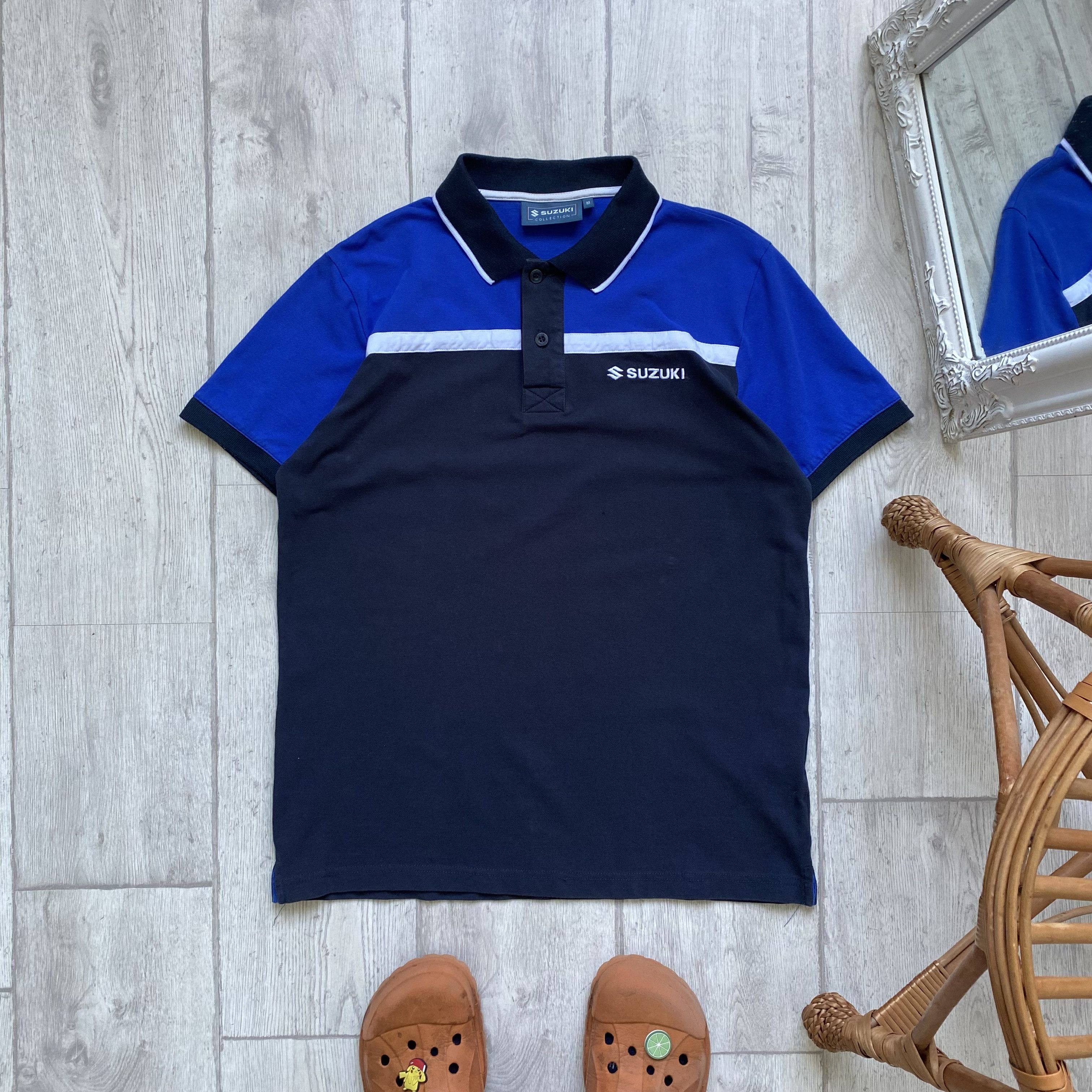 Nike 🏍️ Vintage 00s Suzuki racing team polo tee ferrari vodafon Size US M / EU 48-50 / 2 - 2 Thumbnail