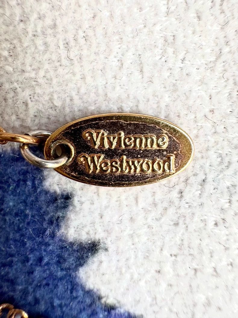 Vivienne Westwood Vivienne Westwood Vintage Pink Flat Saturn Necklace Size ONE SIZE - 7 Thumbnail