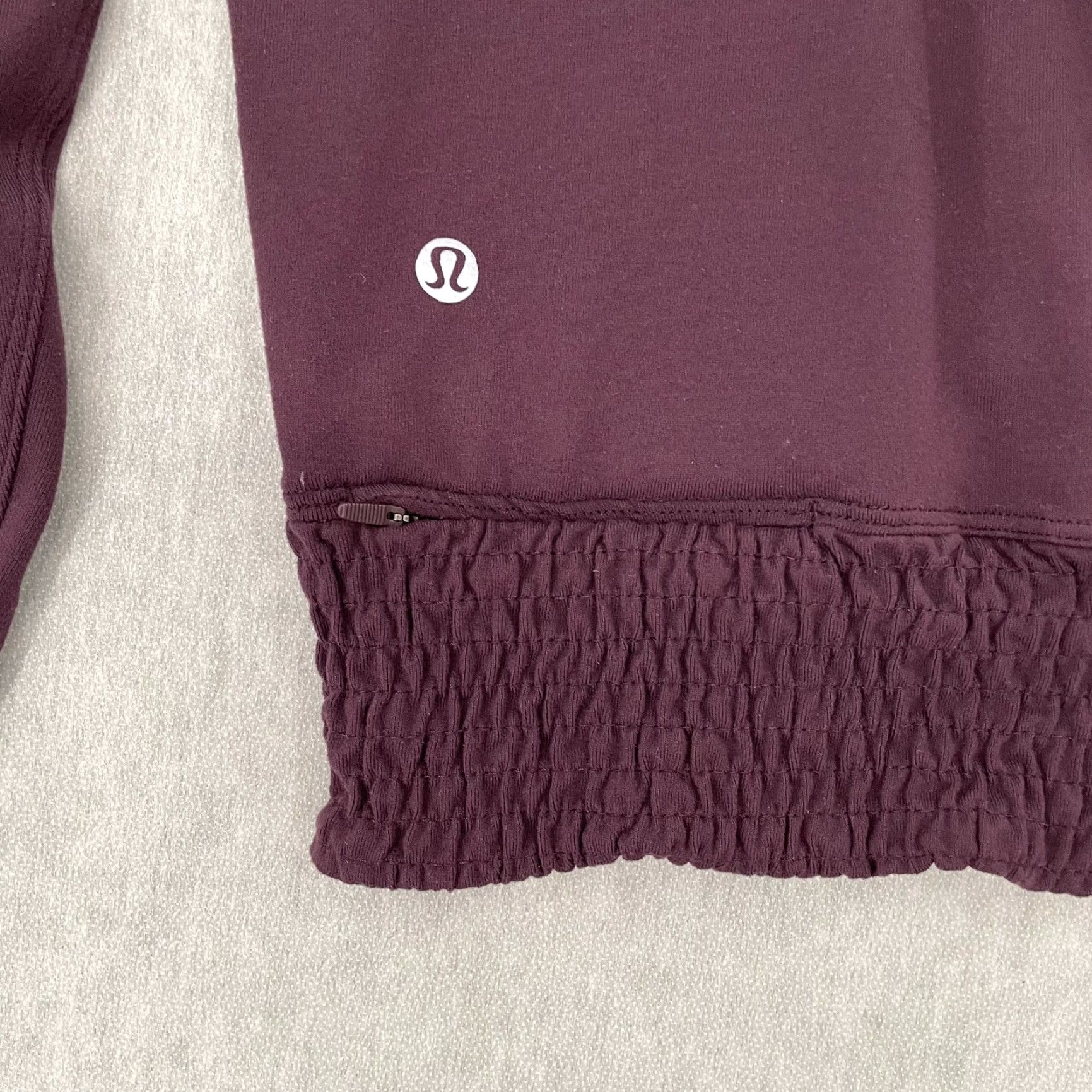 Lululemon VINTAGE Lululemon Hoodie Pullover Womens Medium Purple Long Sleeve Athletic Casual Size S / US 4 / IT 40 - 5 Thumbnail