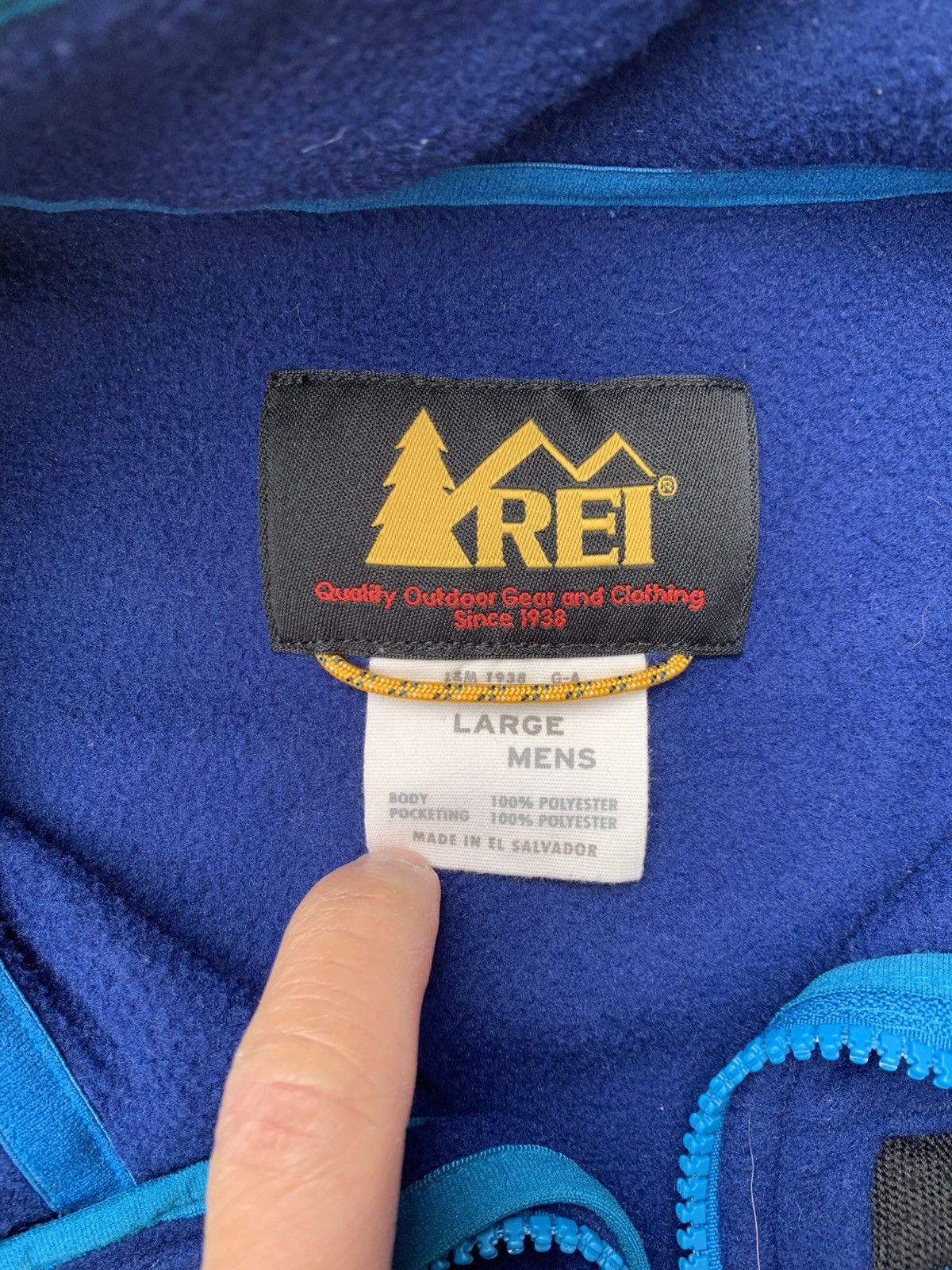 Rei Vintage 1990s REI Fleece Size US L / EU 52-54 / 3 - 3 Thumbnail