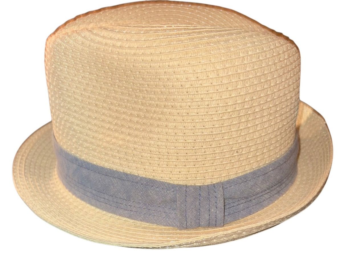 Daniel Cremieux Cremieux Straw Raffia Fedora NEW Size ONE SIZE - 2 Thumbnail