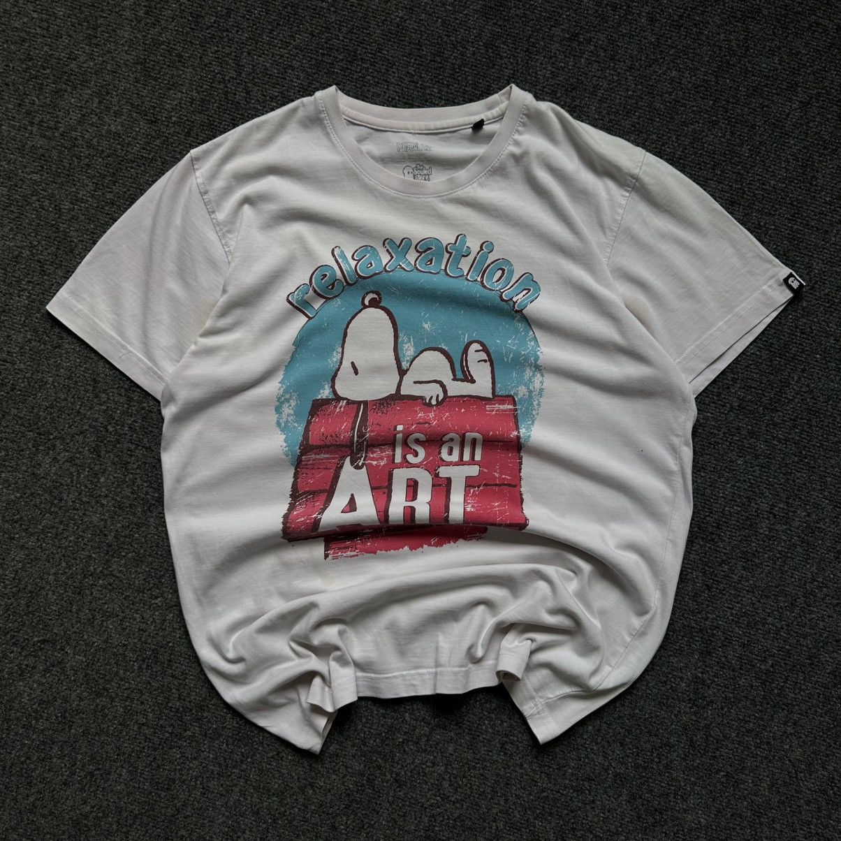 Peanuts VTG Man Snoopy Peanuts Relaxation is an Art T-shirt Vintage Size US M / EU 48-50 / 2 - 3 Thumbnail
