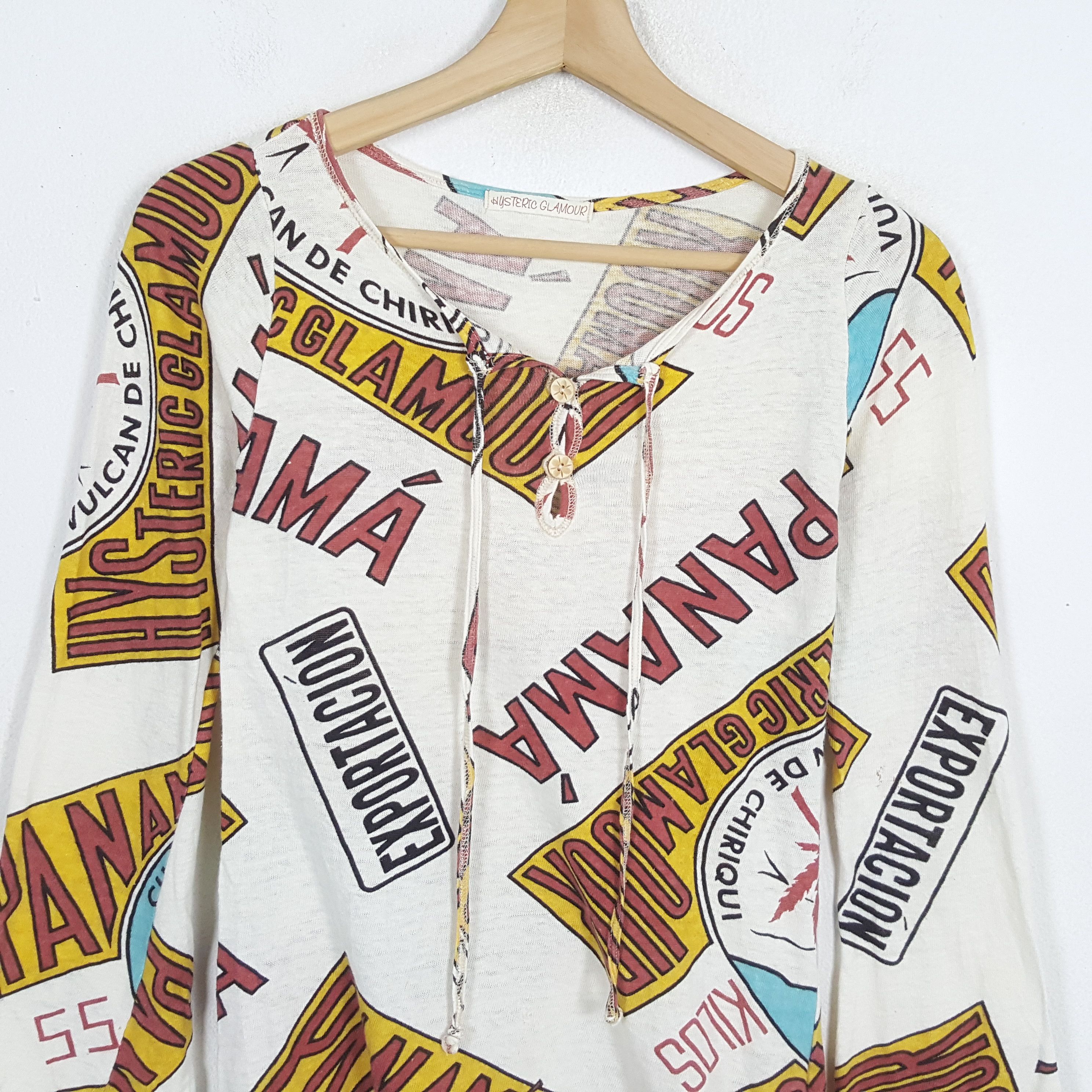 Hysteric Glamour × Japanese Brand × Vintage Vintage HYSTERIC GLAMOUR Japanese Fashion Brand T-Shirt Size XS / US 0-2 / IT 36-38 - 2 Thumbnail