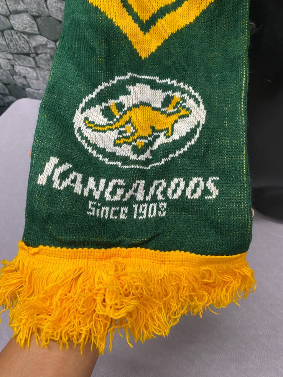 KangaROOS Vintage Kangaroos Australia Scarf Size ONE SIZE - 3 Thumbnail