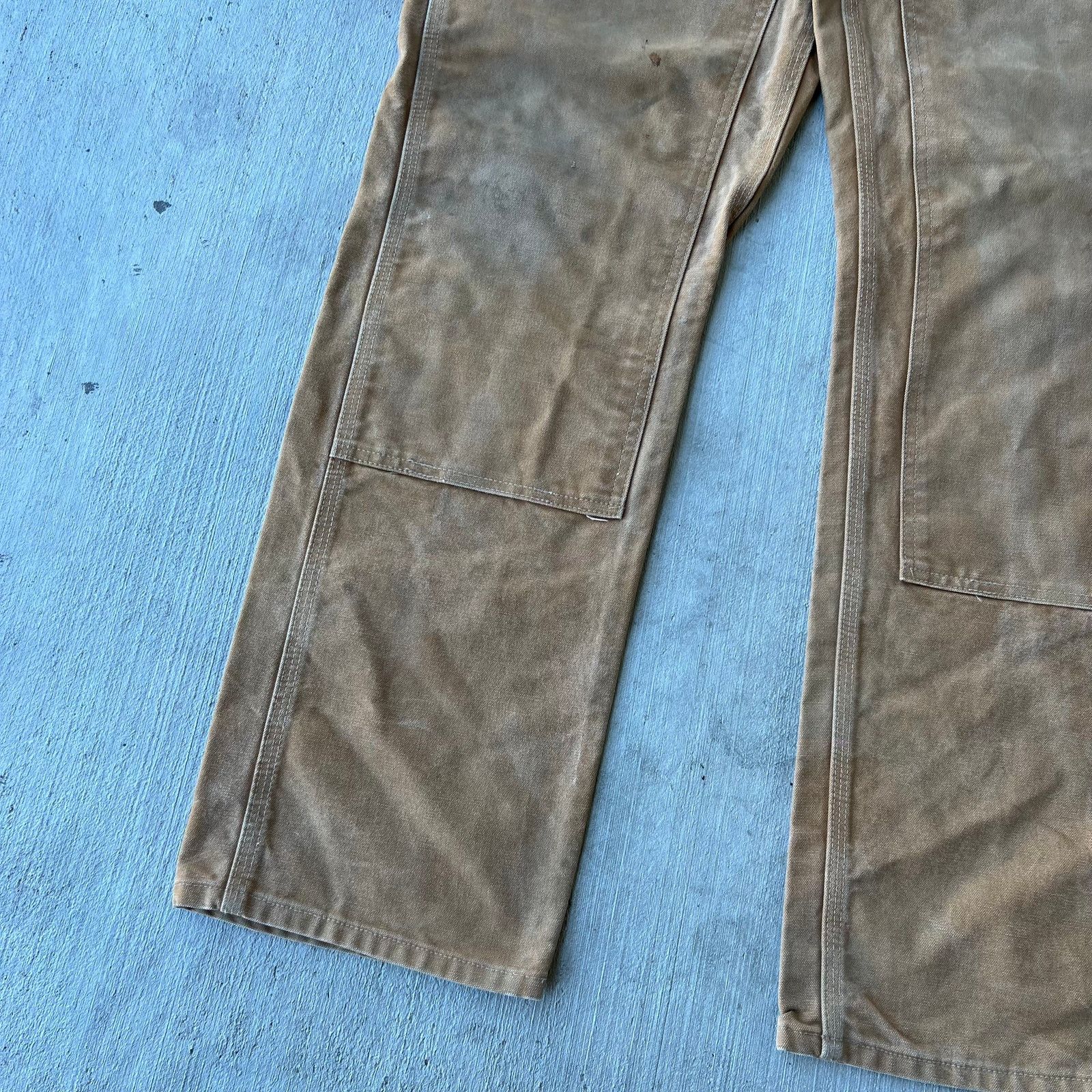 Carhartt × Vintage Carhartt brown double knee work wear carpenter pants Size US 34 / EU 50 - 3 Thumbnail