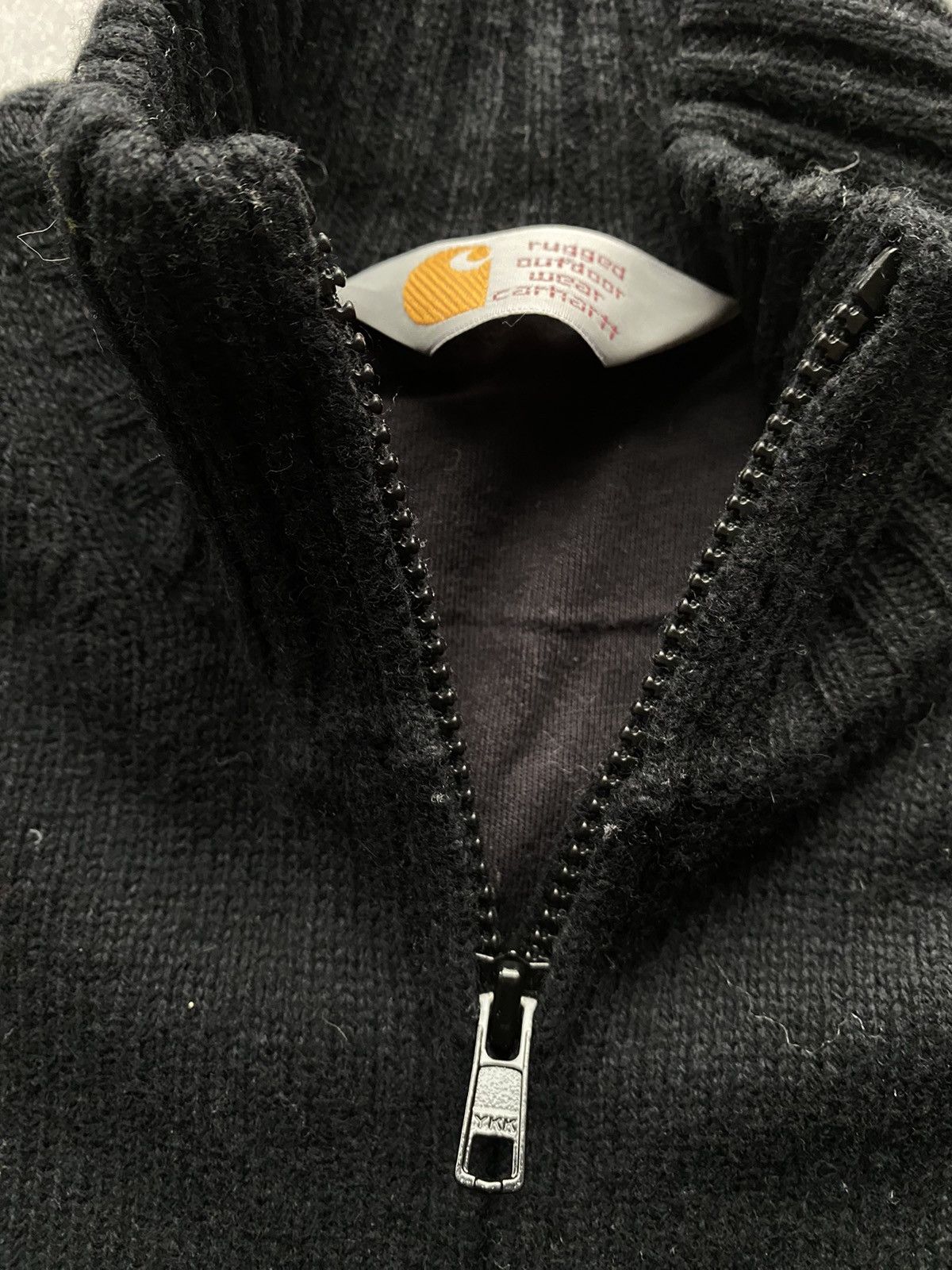 Carhartt Rare Vintage Carhartt Hodie Full Zip Y2K Work Black Size US M / EU 48-50 / 2 - 5 Thumbnail