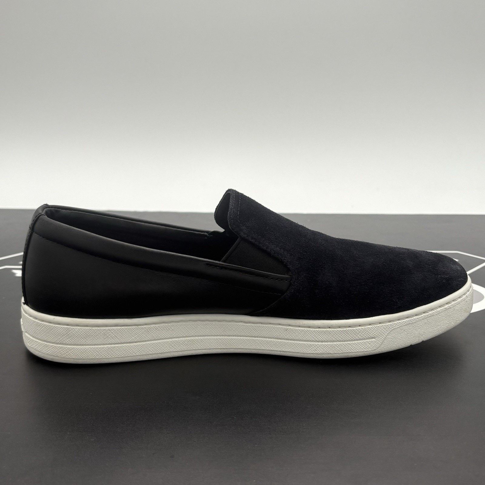 Prada Prada Suede Loafer ' Navy ' | GOOD CONDITION! Size US 7.5 / EU 40-41 - 8 Thumbnail
