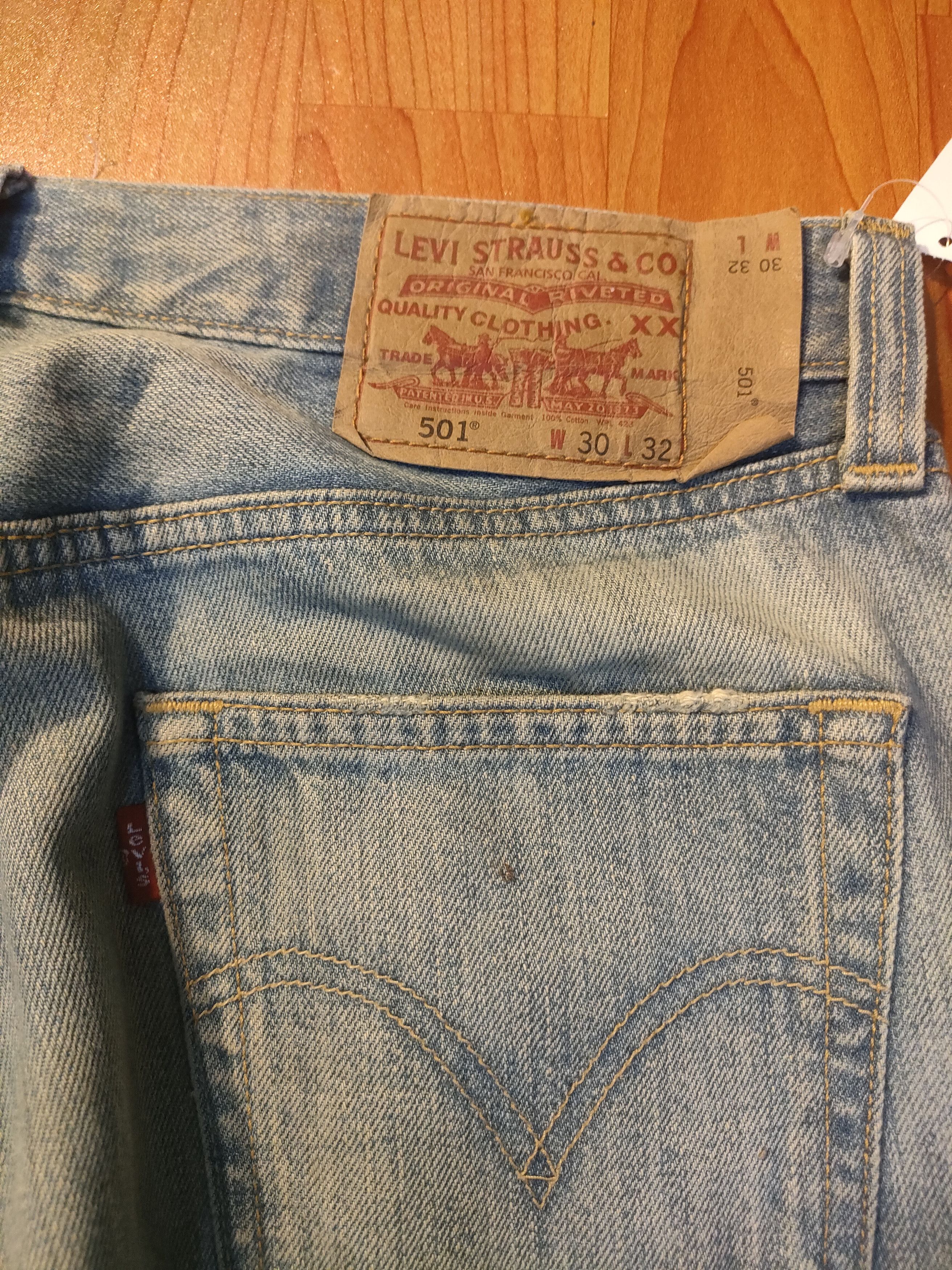 Levi's Distressed Levi's 501 Jeans Size US 30 / EU 46 - 2 Thumbnail