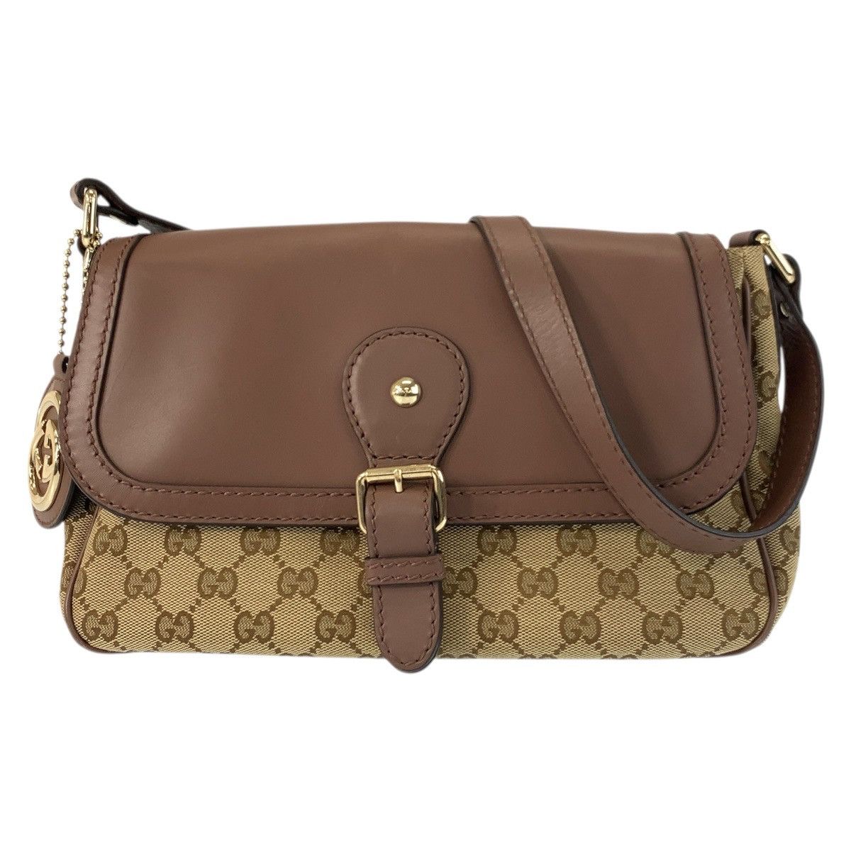 Gucci Gucci Gucci Sukey GG Canvas Leather Shoulder Bag Leather Shoulder Bag 308452 DUTY FREE for USA Size ONE SIZE - 1 Thumbnail