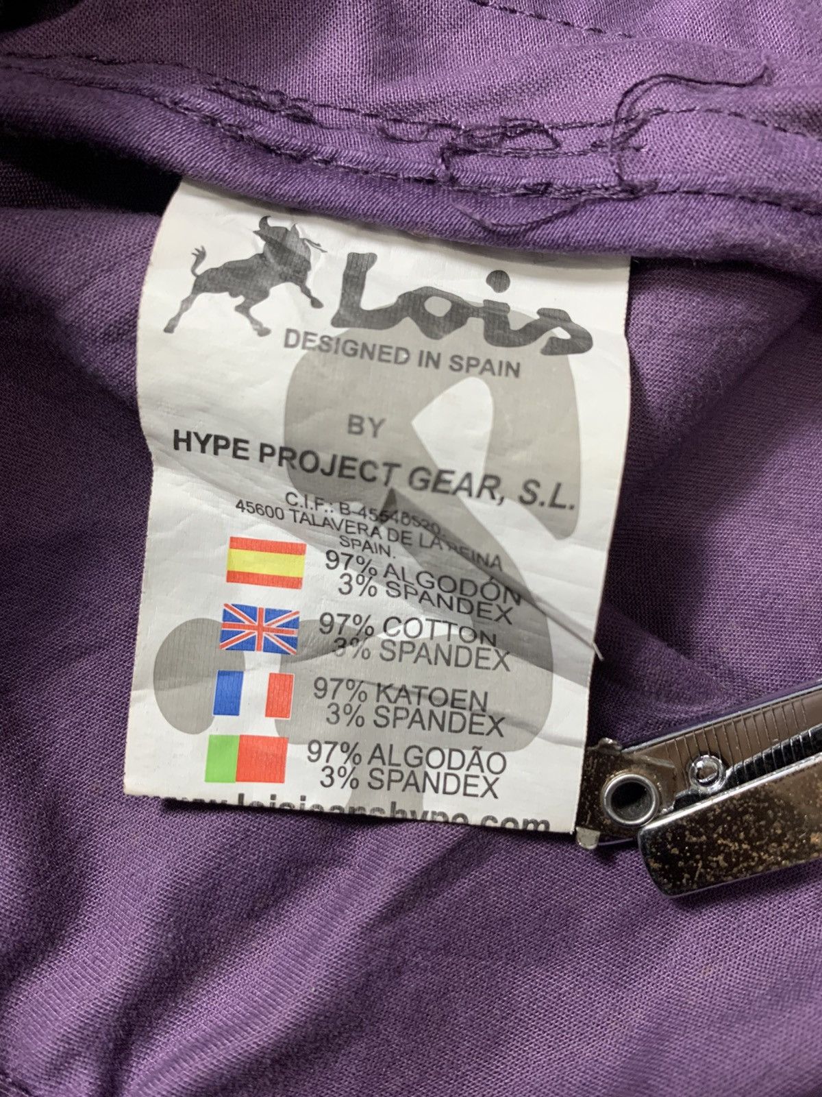 Vintage Vintage Lois Spanish Archive Bono Multi Pocket Zipper Size US XS / EU 42 / 0 - 13 Thumbnail