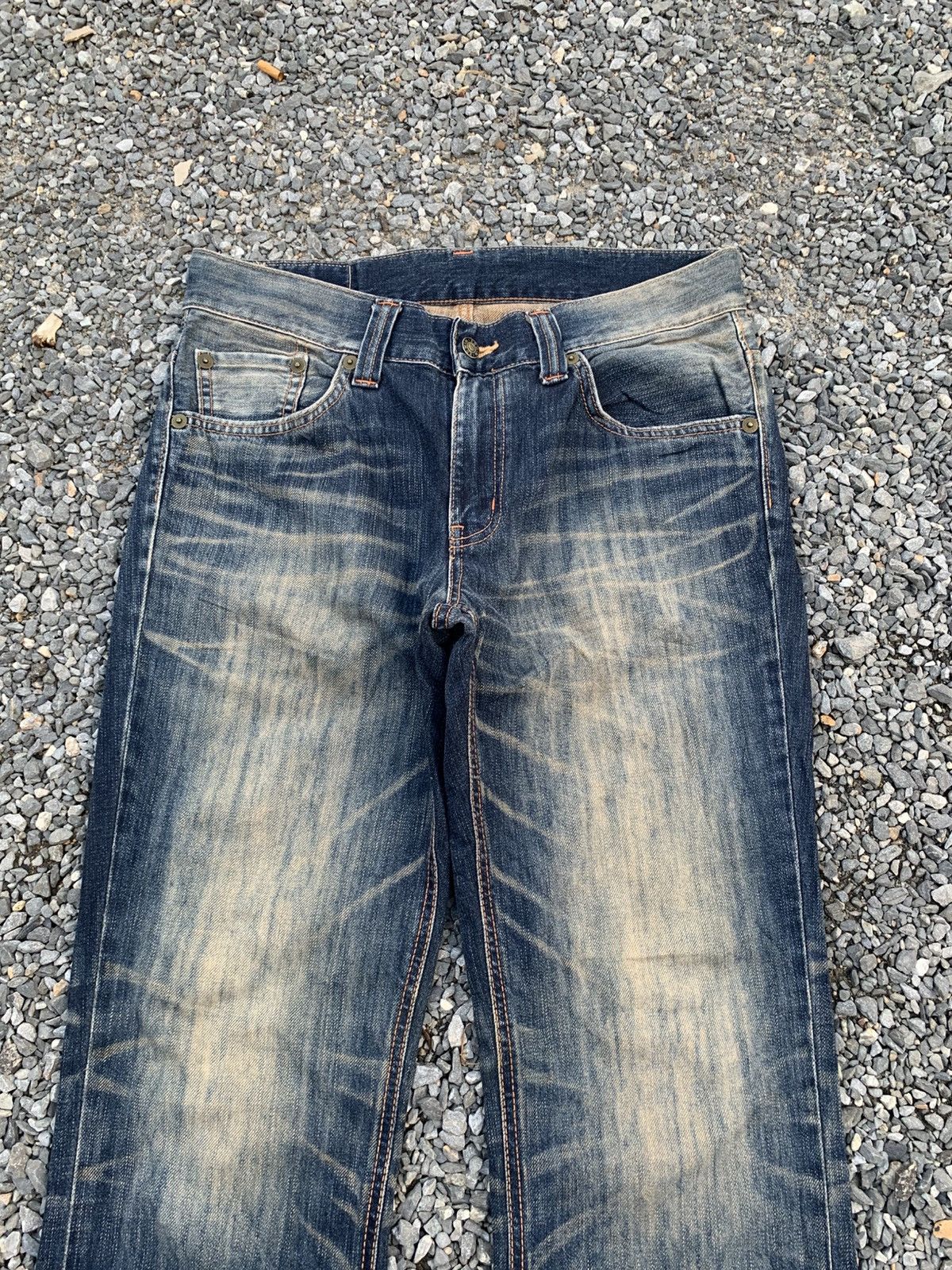 Kapital FLARE EDWIN XV CLAWNMARK NAVAJO RUSTY DISTRESSED DENIM Size US 34 / EU 50 - 5 Thumbnail