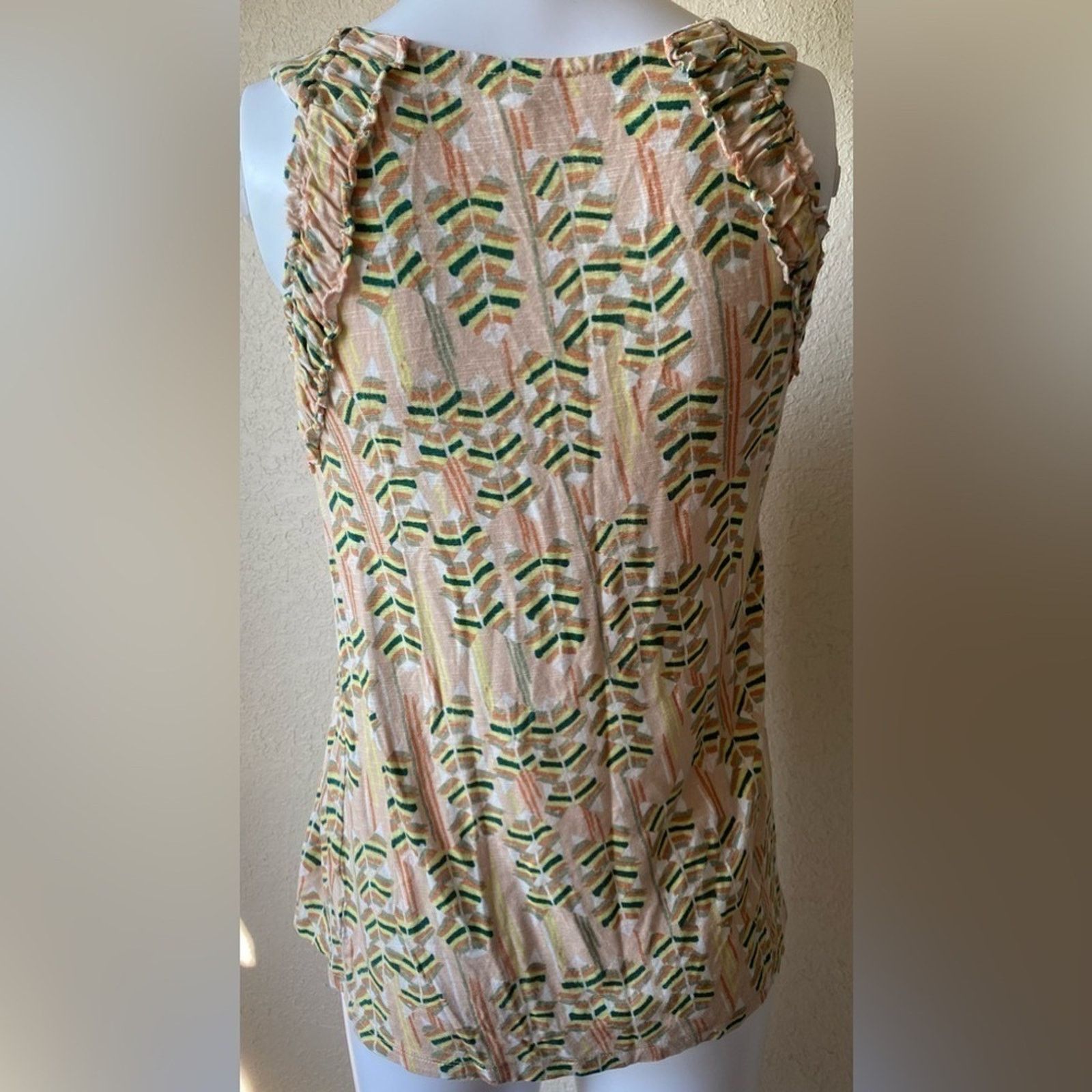 Other Meadow Rue | Multicolor Boho Muted Sleeveless Top | XS Size XS / US 0-2 / IT 36-38 - 2 Thumbnail