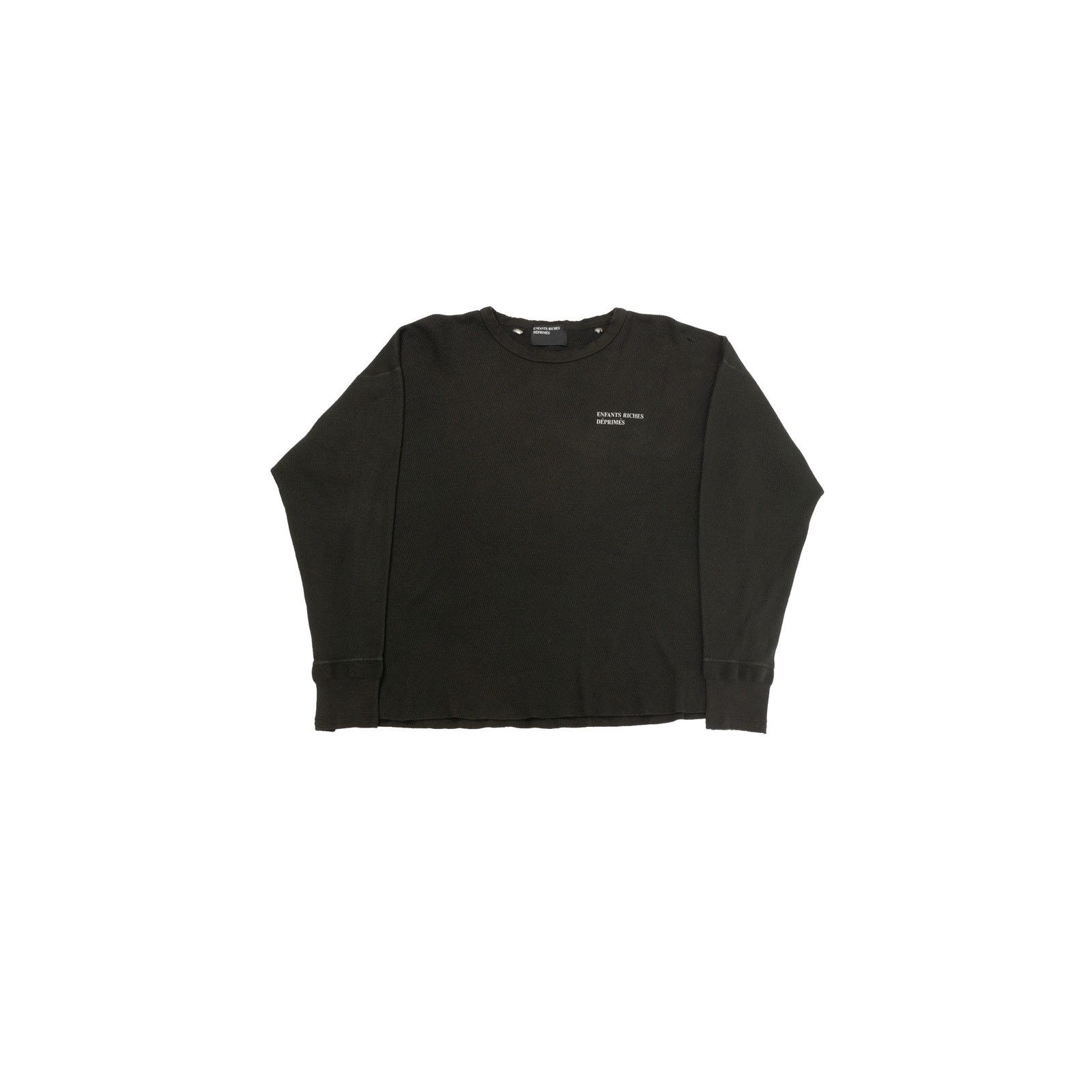 Enfants Riches Deprimes Black Classic Logo Distressed Thermal Size US XL / EU 56 / 4 - 1 Thumbnail