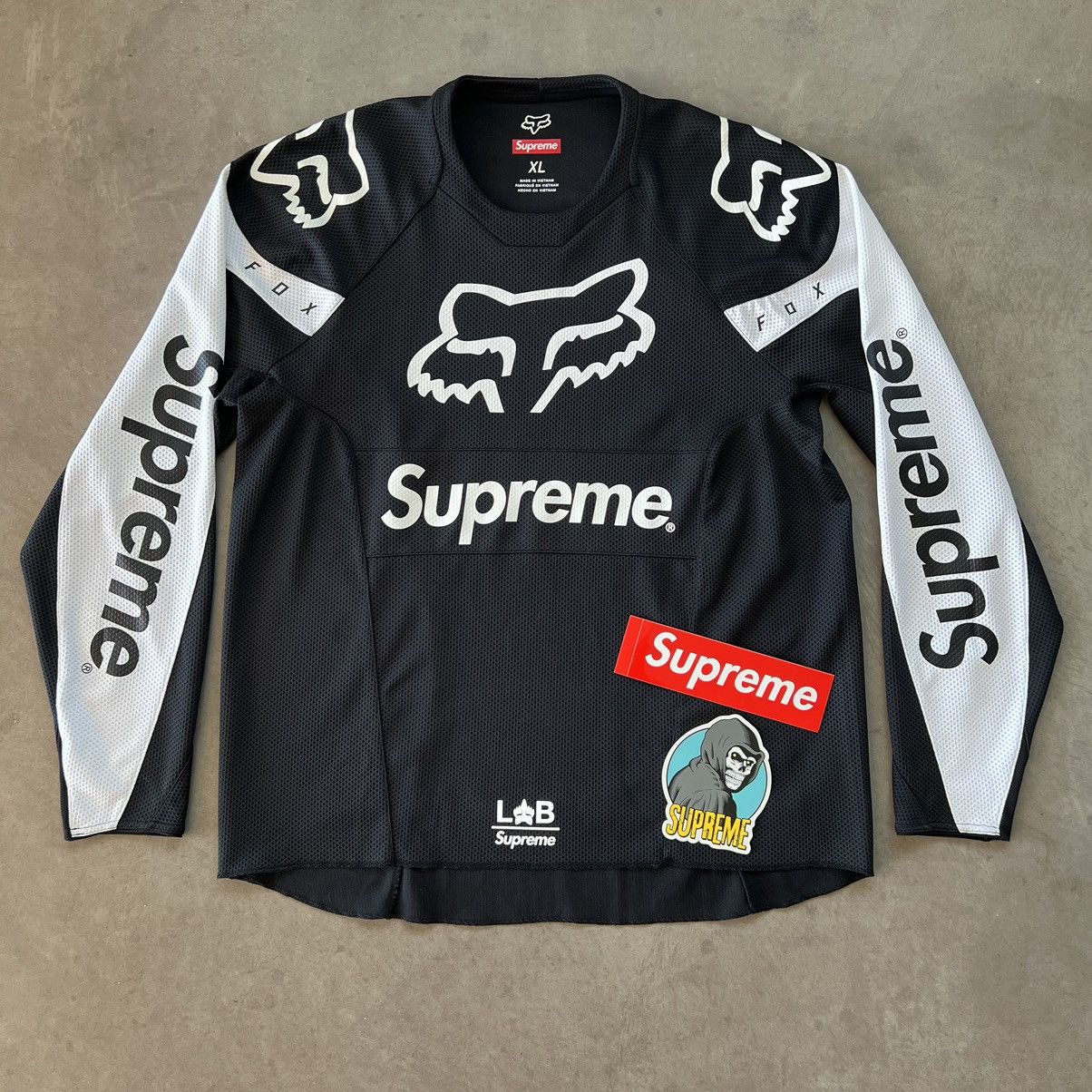 Pink Black Fox Racing Jersey Supreme 18ss 希少 Supreme Fox Moto 