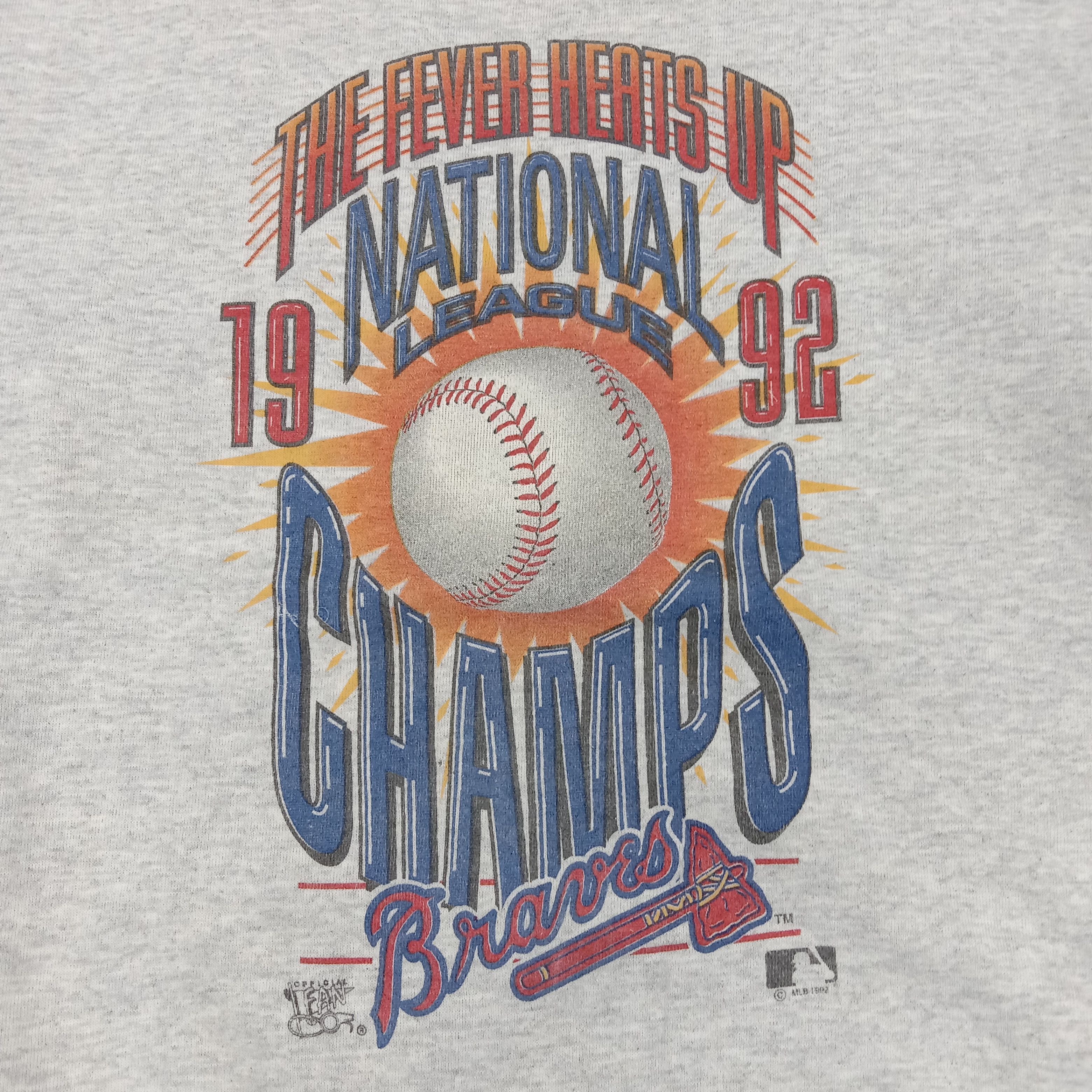 MLB 90's MLB Atlanta Braves National League Sweatshirt C287N6 Size US XL / EU 56 / 4 - 2 Thumbnail