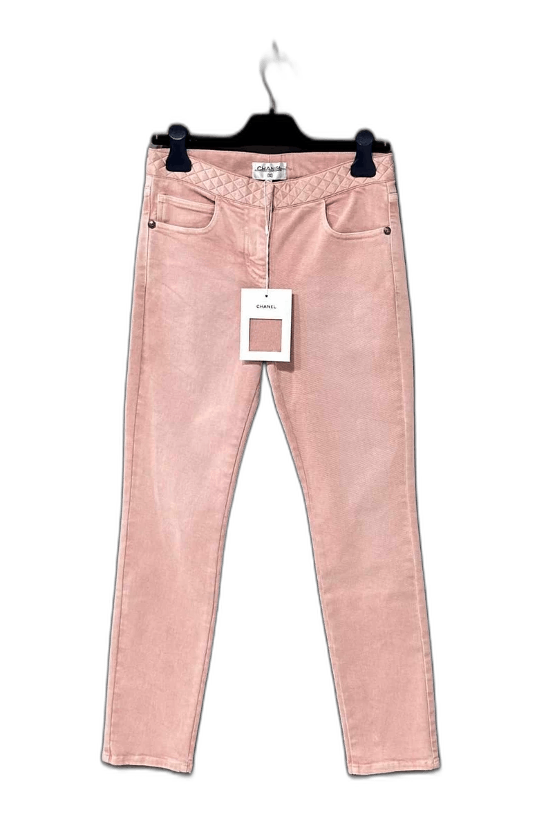 Chanel Pink Diamond Pattern Pants Chanel / Chanel Size US 36 / EU 52 - 1 Thumbnail