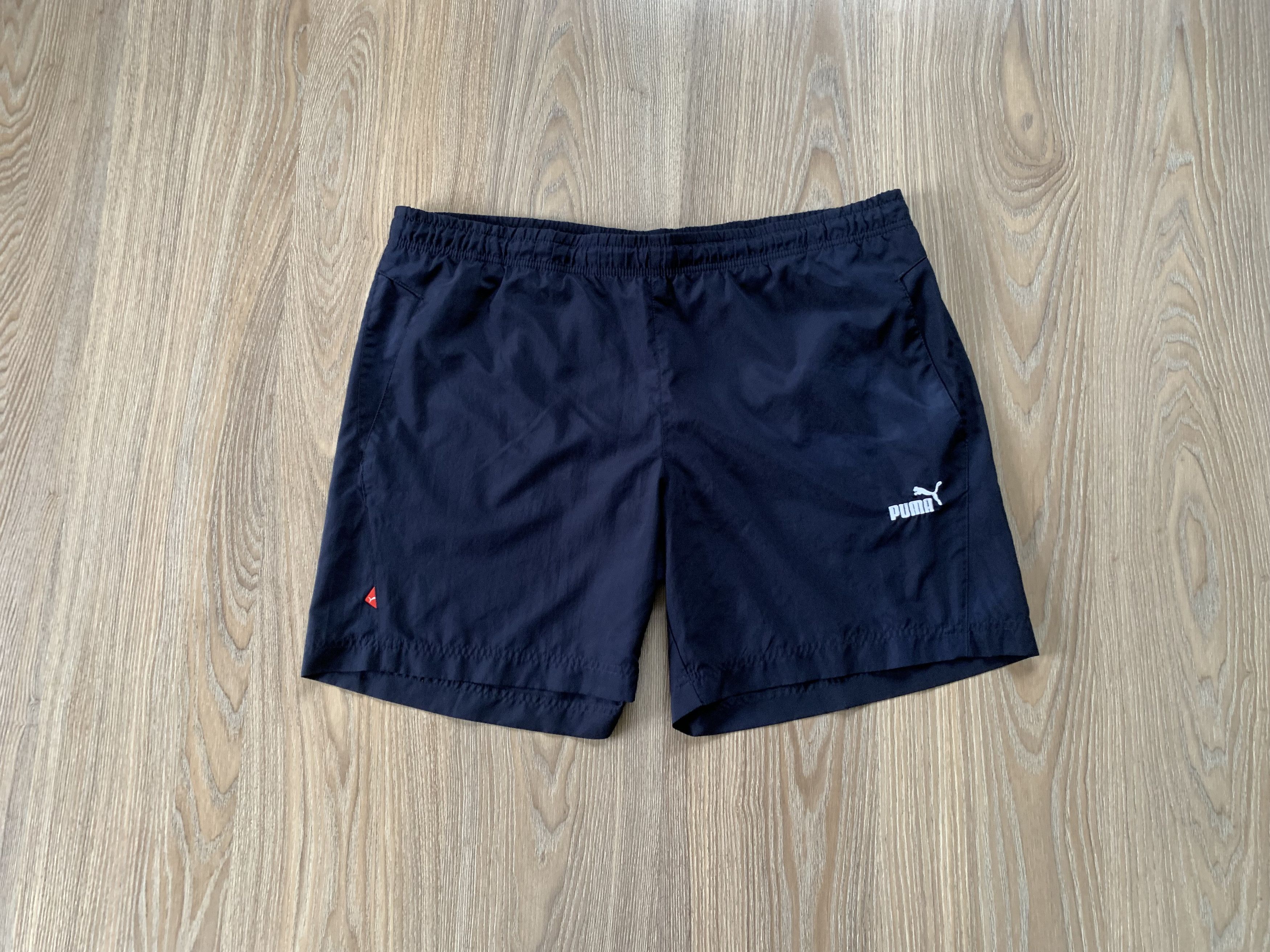 Puma × Vintage Puma Vintage Blue Training Shorts Size US 33 - 1 Thumbnail