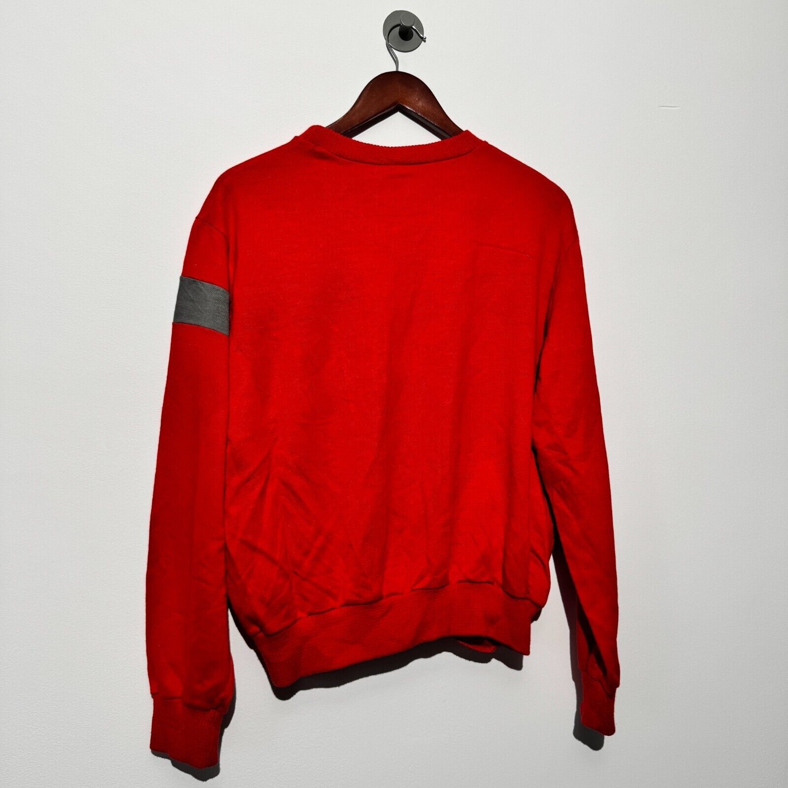 Vintage Vintage Unisex Red Cotton Crewneck Size XS Washed 90s Size US XS / EU 42 / 0 - 10 Thumbnail