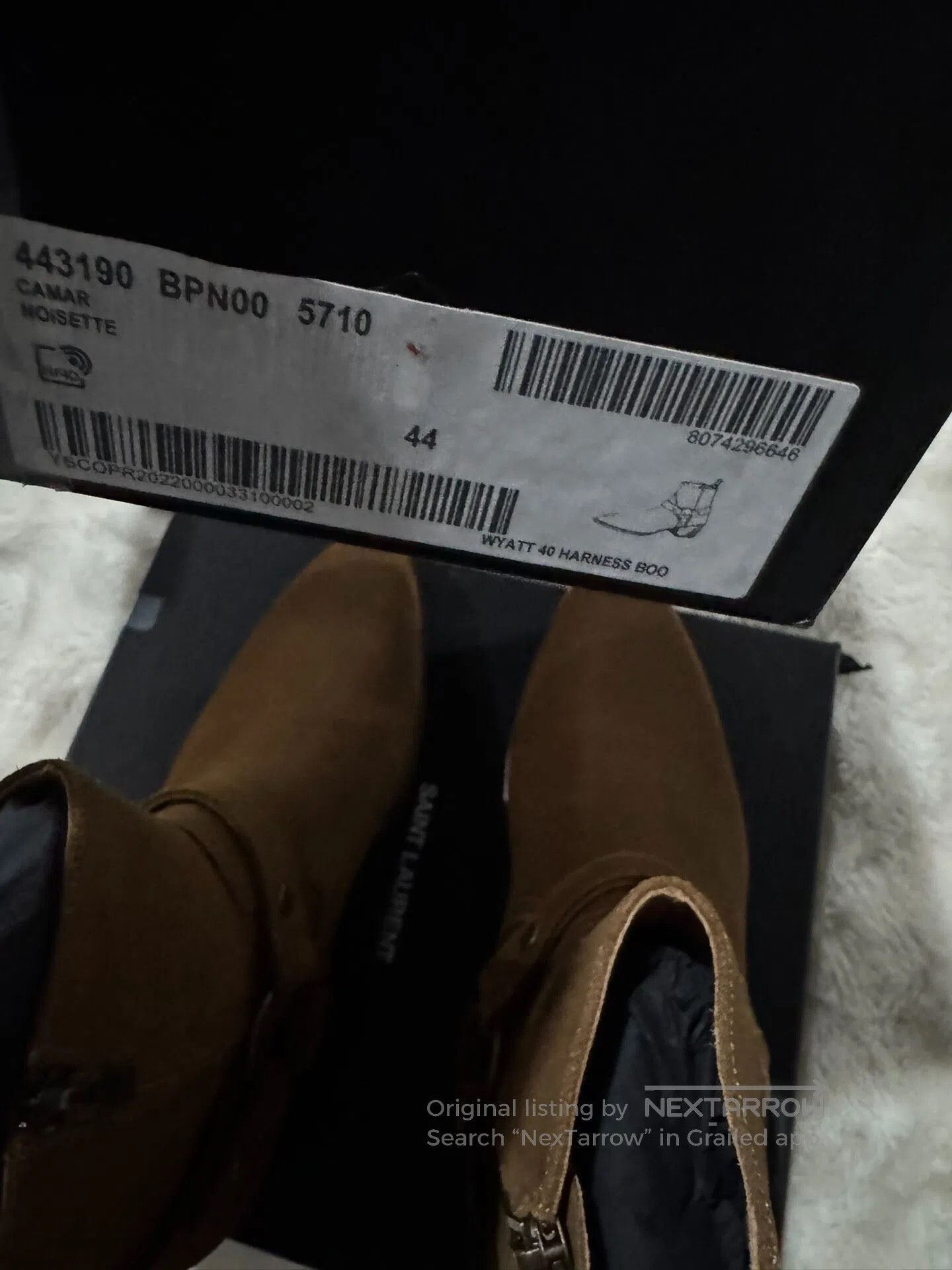 Saint Laurent Paris Saint Laurent Paris Suede Ring Chelsea Boots| Size US 11 / EU 44 - 8 Thumbnail