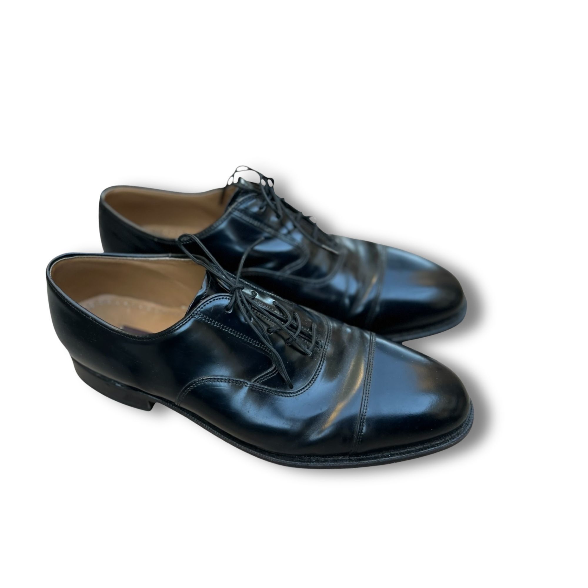 Johnston & Murphy Johnston & Murphy Mens Black Leather Oxfords Size 8.5 Size US 8.5 / EU 41-42 - 3 Thumbnail