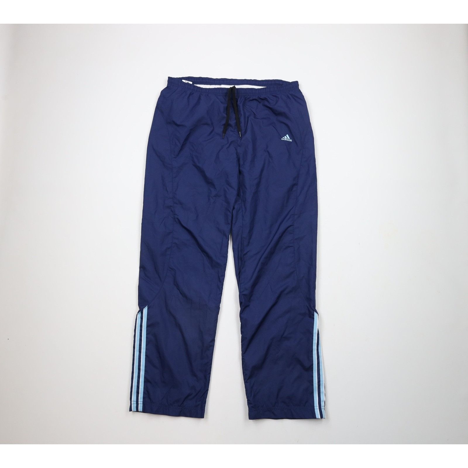 Adidas × Vintage Vintage Y2K 2003 Adidas Lined Flared Wide Leg Pants Size 28" / US 6 / IT 42 - 1 Thumbnail