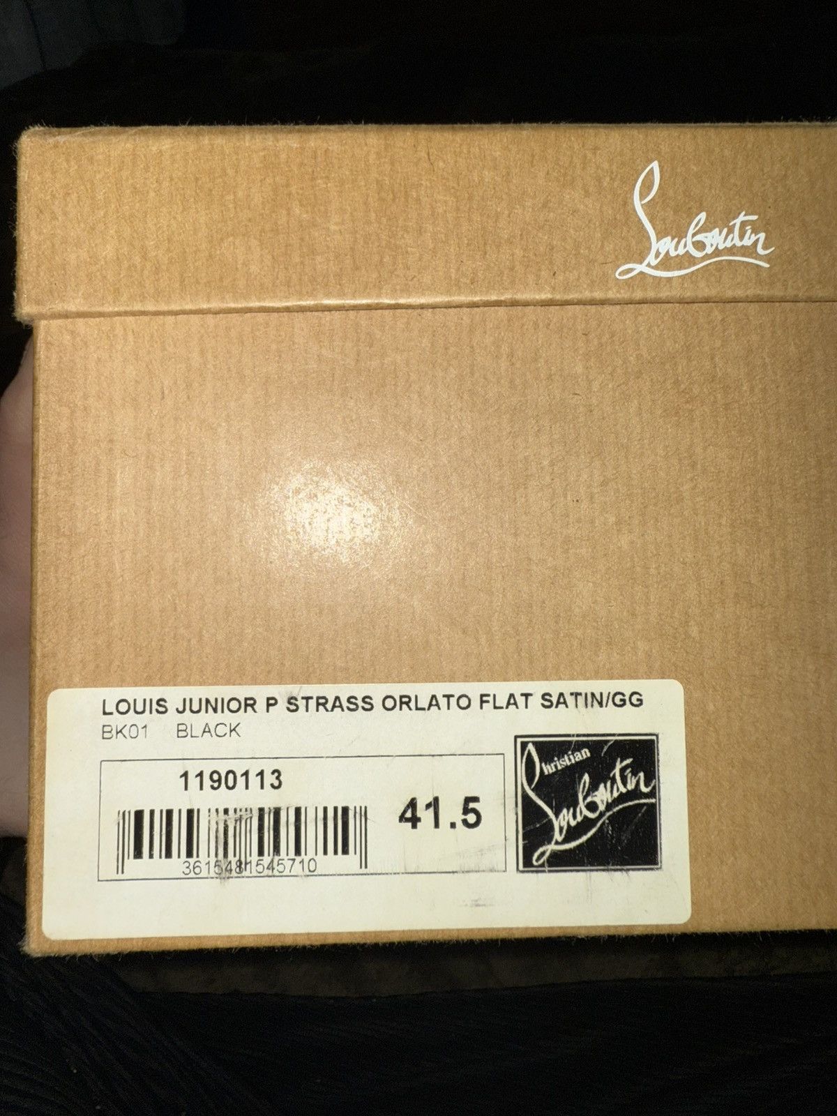 Christian Louboutin Louboutin Louis J Strass Orlato Flat Satin/GG Size US 9 / EU 42 - 12 Thumbnail