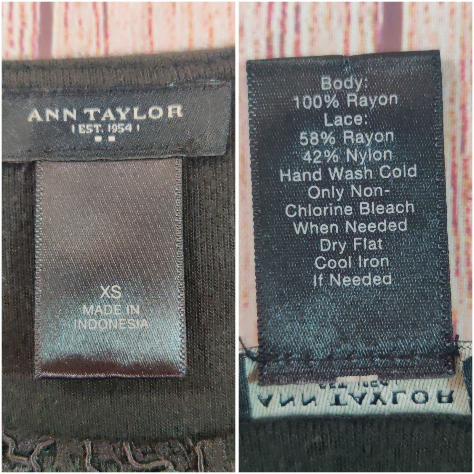 Ann Taylor Ann Taylor fitted crochet peek-a-boo sleeveless top sz XS Size XS / US 0-2 / IT 36-38 - 8 Thumbnail