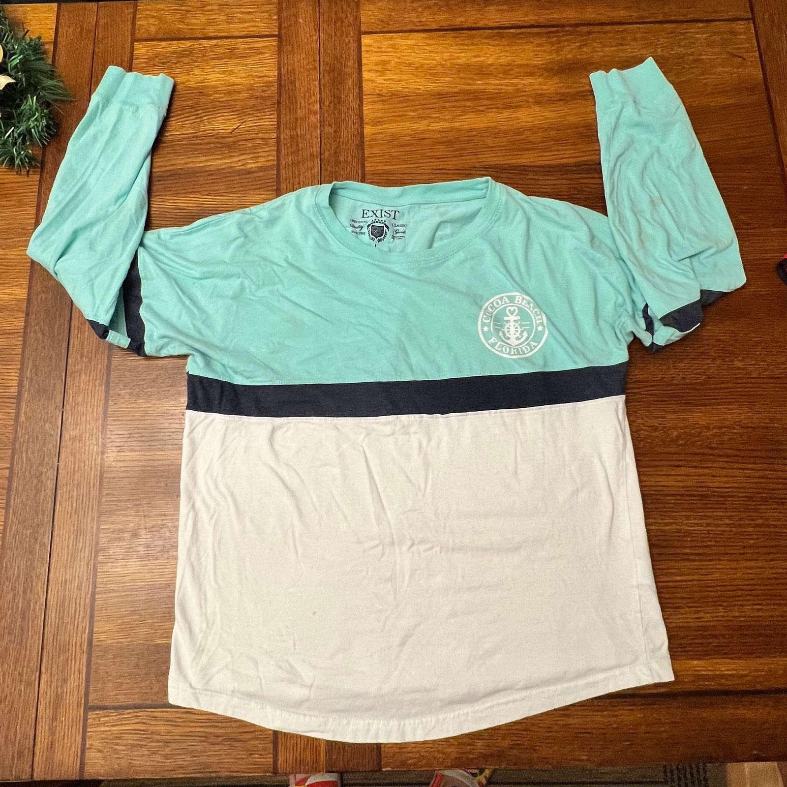 Unknown London Cocoa Beach, Florida Raglan Long Sleeve Shirt Size L / US 10 / IT 46 - 7 Thumbnail