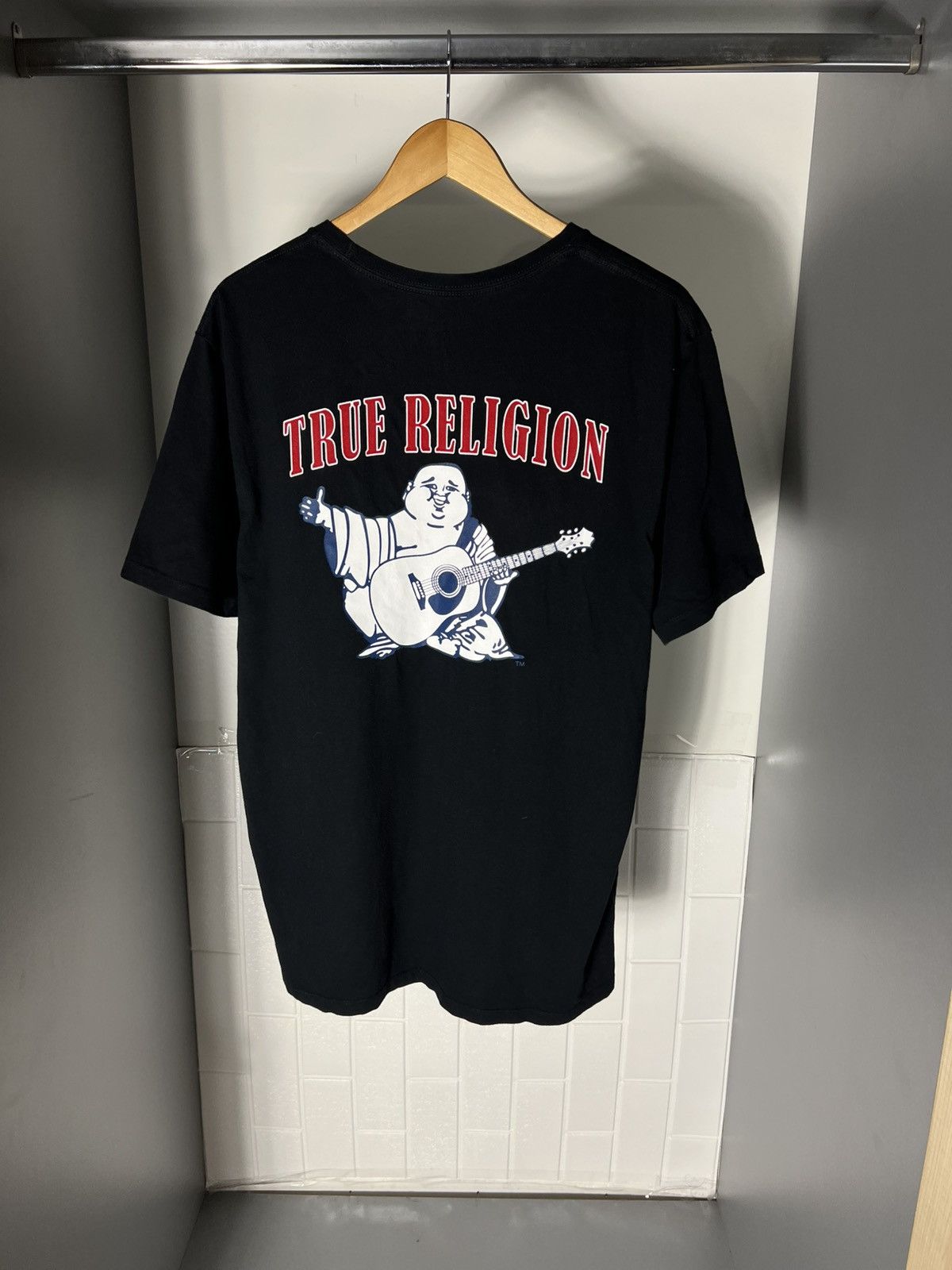 VINTAGE TRUE RELIGION DOUBLE PRINTED DESIGNER JAPAN Y2K 90s