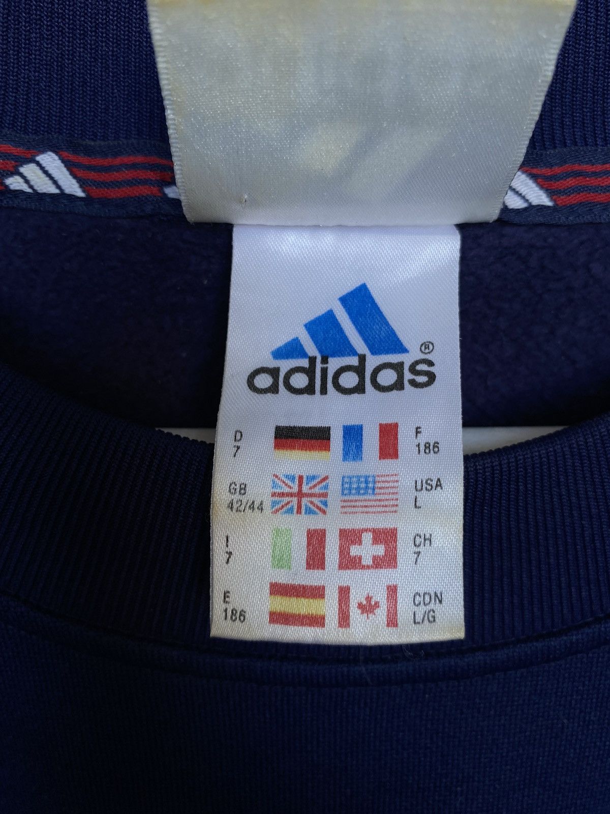 Adidas × Vintage Adidas vintage 80-90’s Old School Size US L / EU 52-54 / 3 - 8 Thumbnail