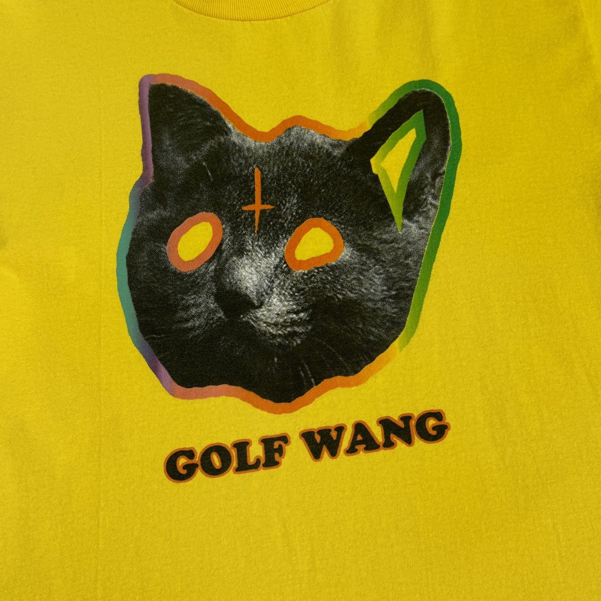 Tyler The Creator Tyler The Creator Golf Wang Y2K Men Yellow T-Shirt Size M Size US M / EU 48-50 / 2 - 6 Thumbnail