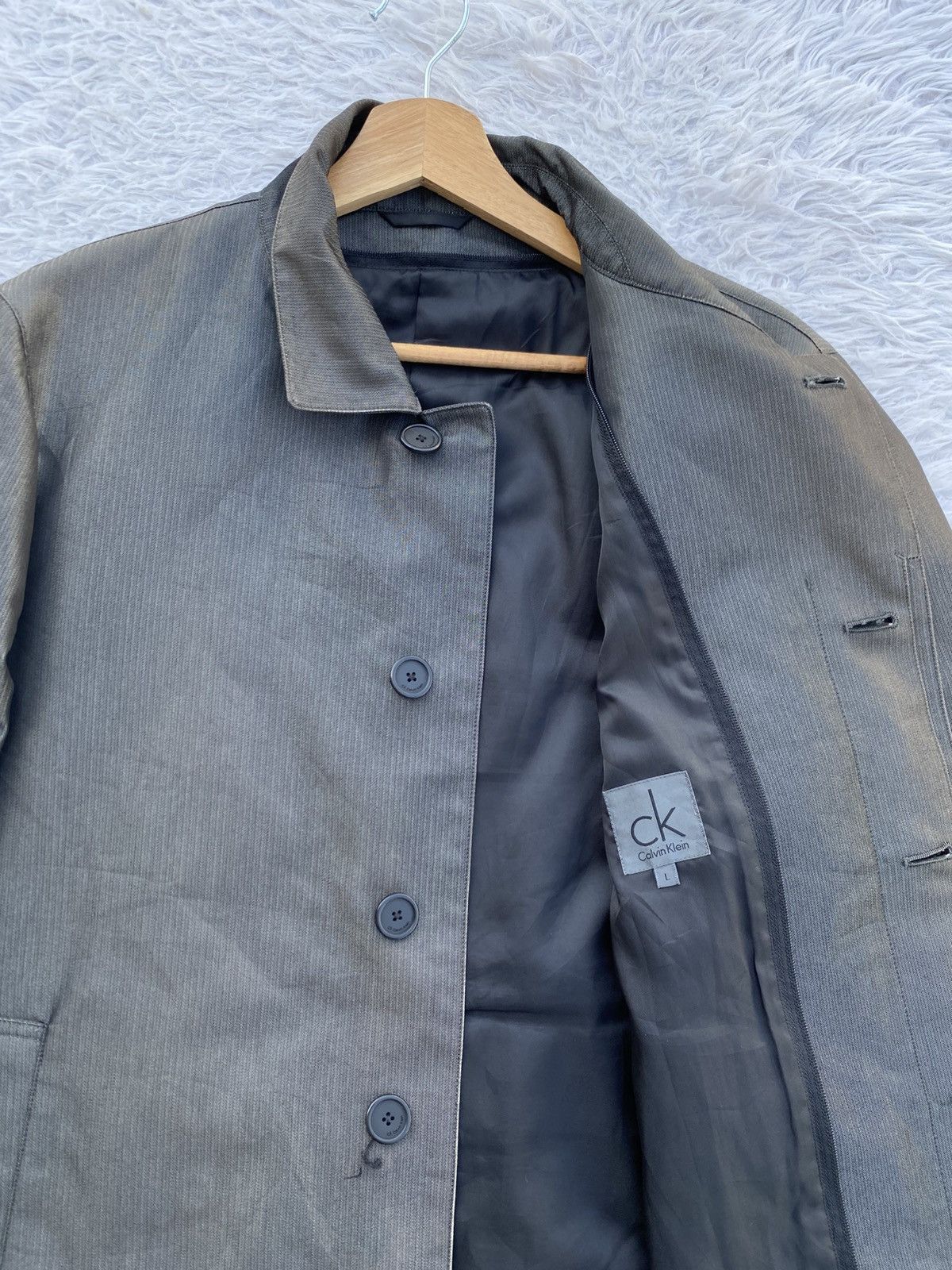 Calvin Klein Rare Vintage Calvin Klein Button Front Coat/Jacket Size US M / EU 48-50 / 2 - 8 Thumbnail