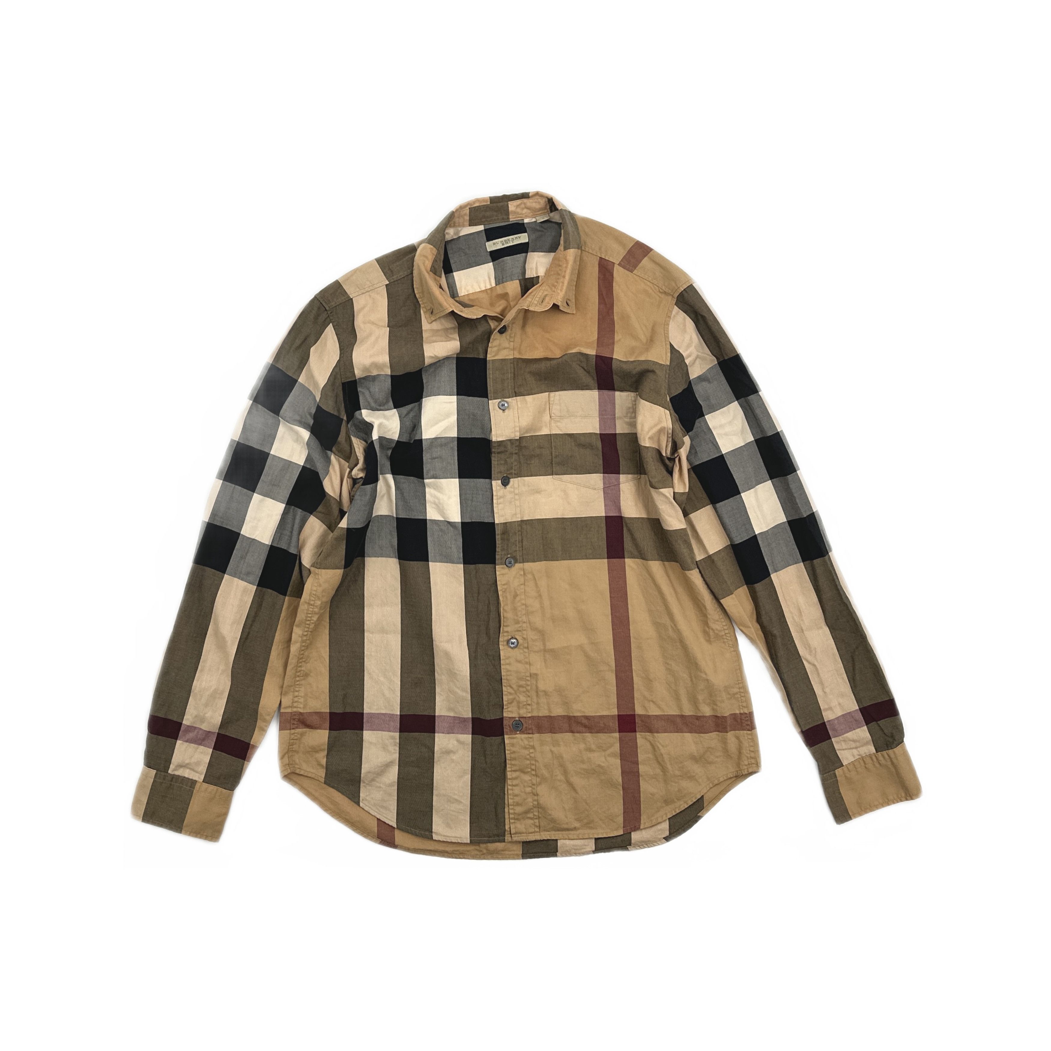 Burberry Burberry Brit Check Long Sleeve Shirt Size L Size US L / EU 52-54 / 3 - 1 Thumbnail