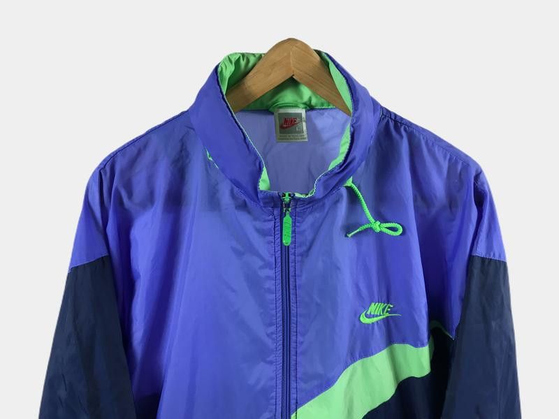 Nike Nike jacket, vintage track top, 90s skater 1990s Y2K L Size US L / EU 52-54 / 3 - 3 Thumbnail