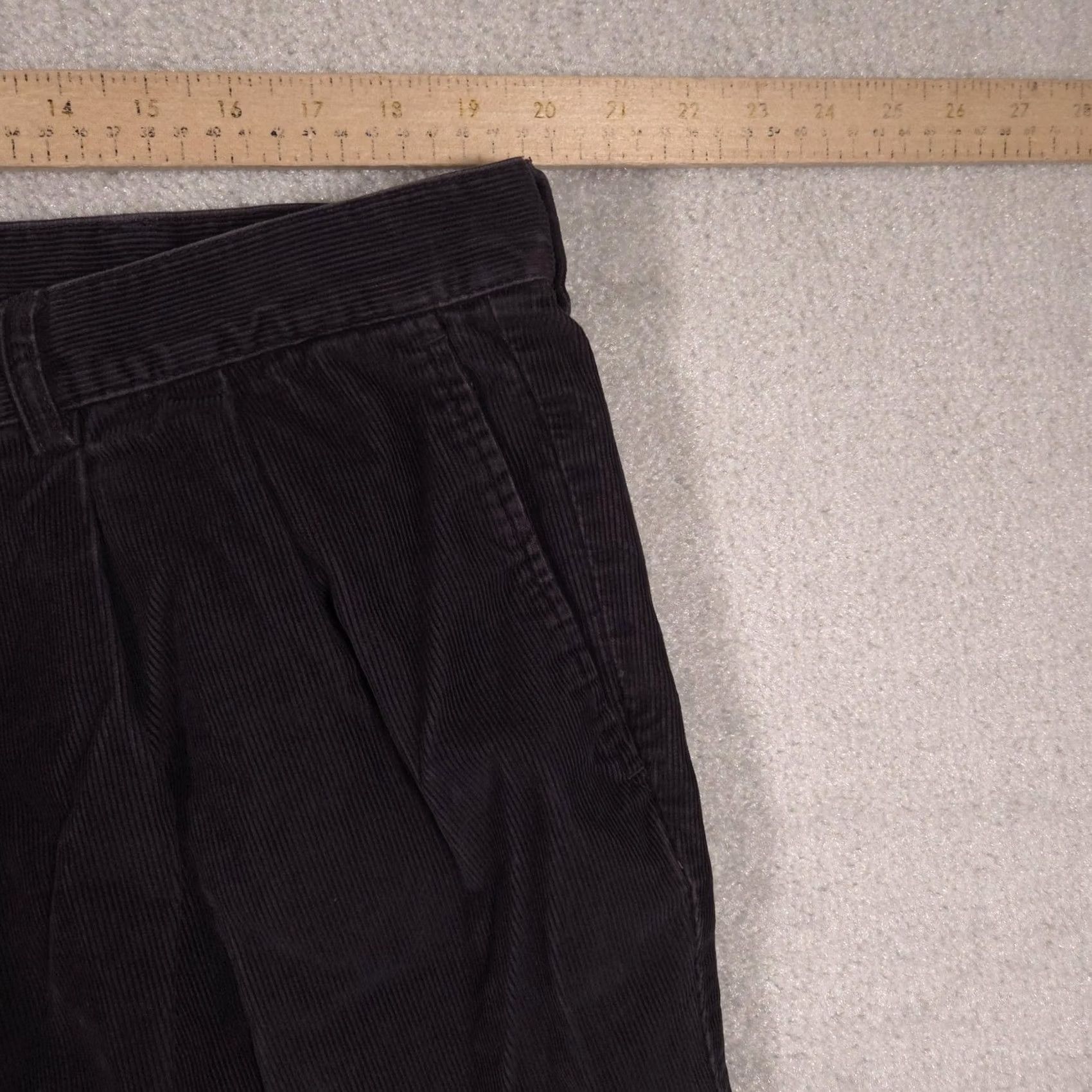 Dockers Dockers Pants Mens 40x30 Blue Corduroy Pleated Relaxed Fit Straight Leg Chino Size US 40 / EU 56 - 6 Thumbnail