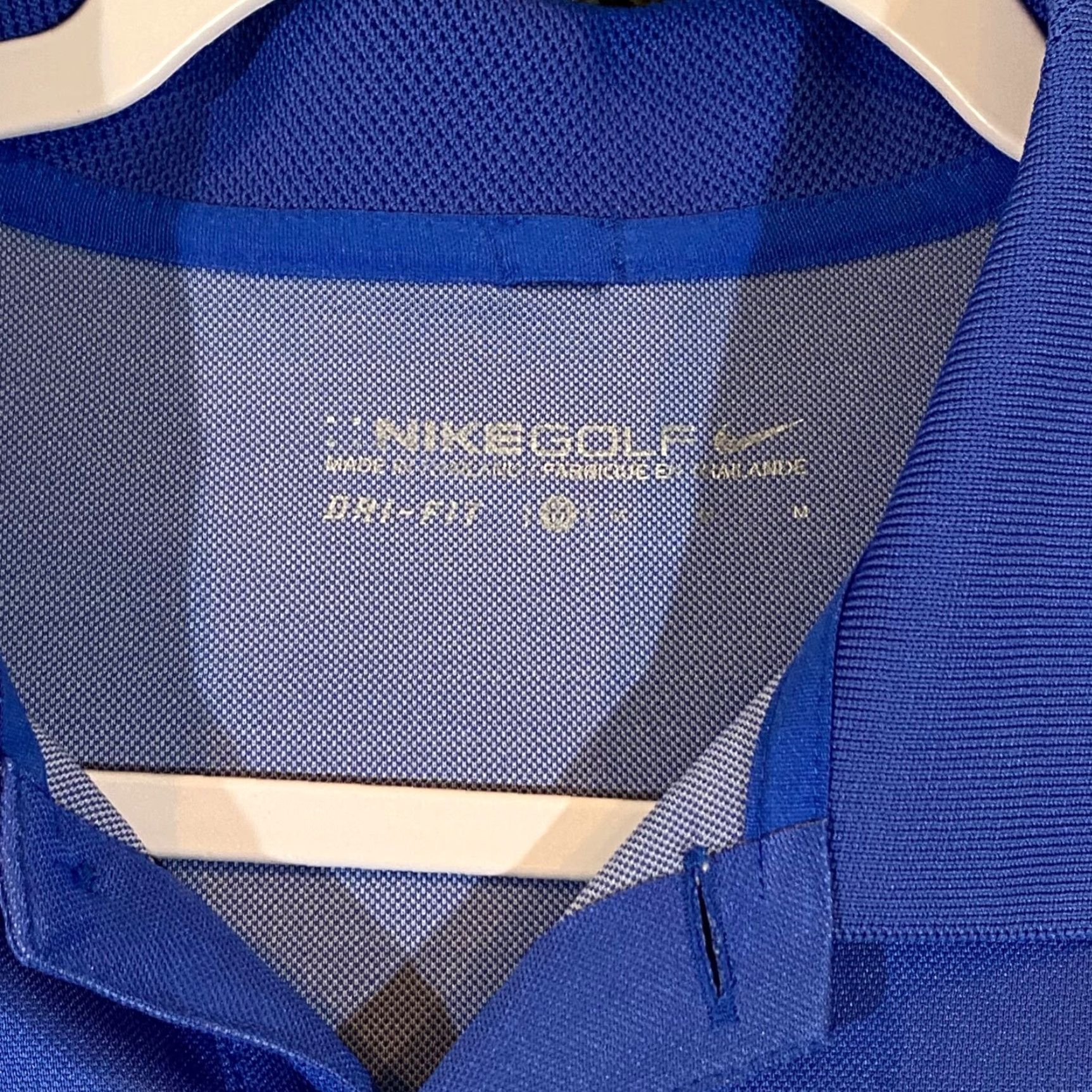 Nike Nike Polo Shirt Mens Medium Blue Golf Dri-Fit Performance Sport Short Sleeve Size US M / EU 48-50 / 2 - 3 Thumbnail
